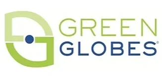 Green Globes logo with green and blue text and a circular emblem.