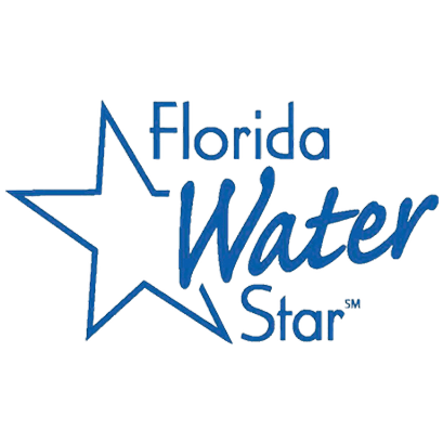 Florida Water Star logo with a star outline and text.