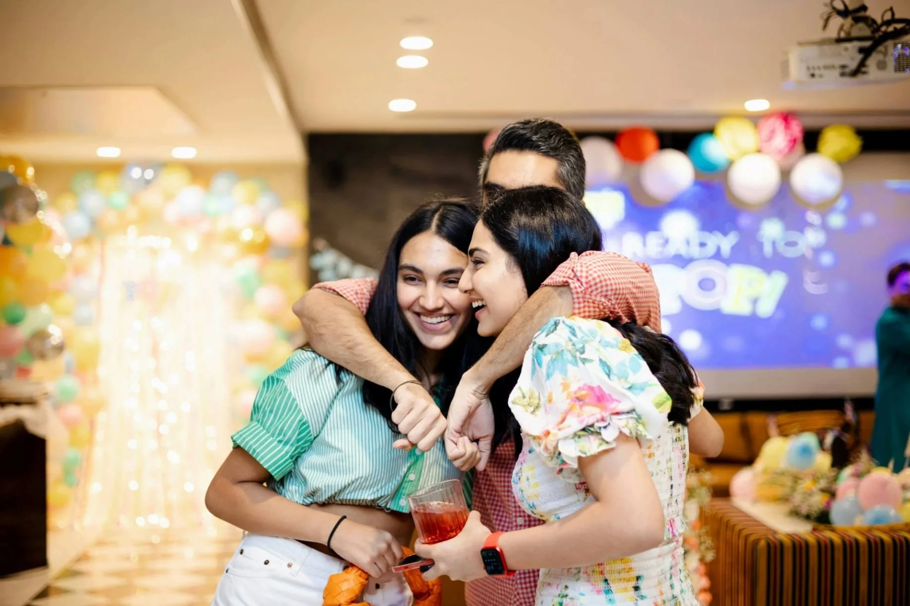 Hugs at Baby Shower Luxury Photo Booth Experience Rental