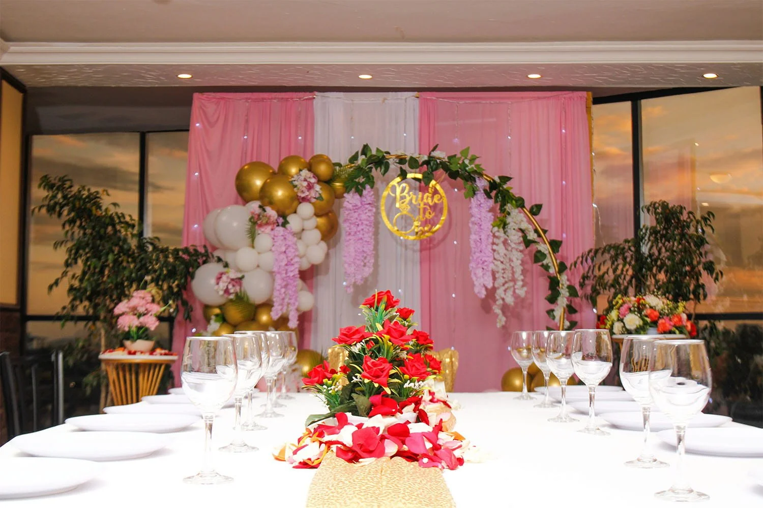 Bridal Shower Engagement Tablescape Luxury Event Styling