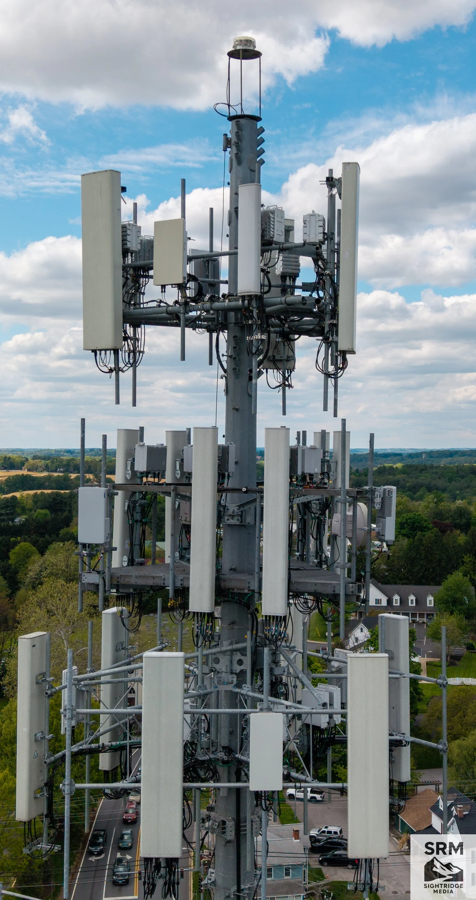Tower and rooftop equipment documentation, no bucket truck needed.