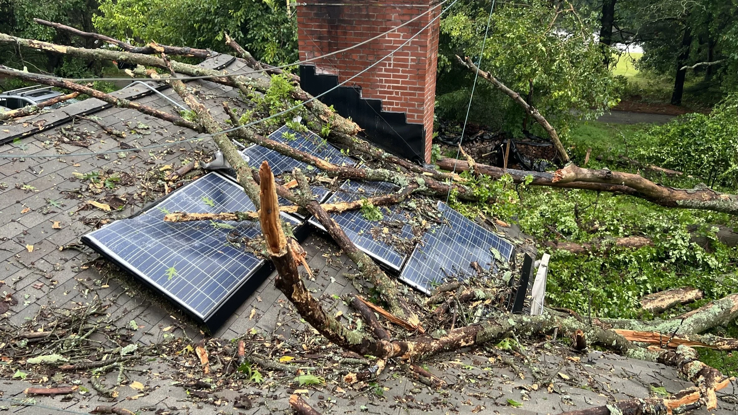 Storm Damage — Whole-property surveys formatted for insurance.