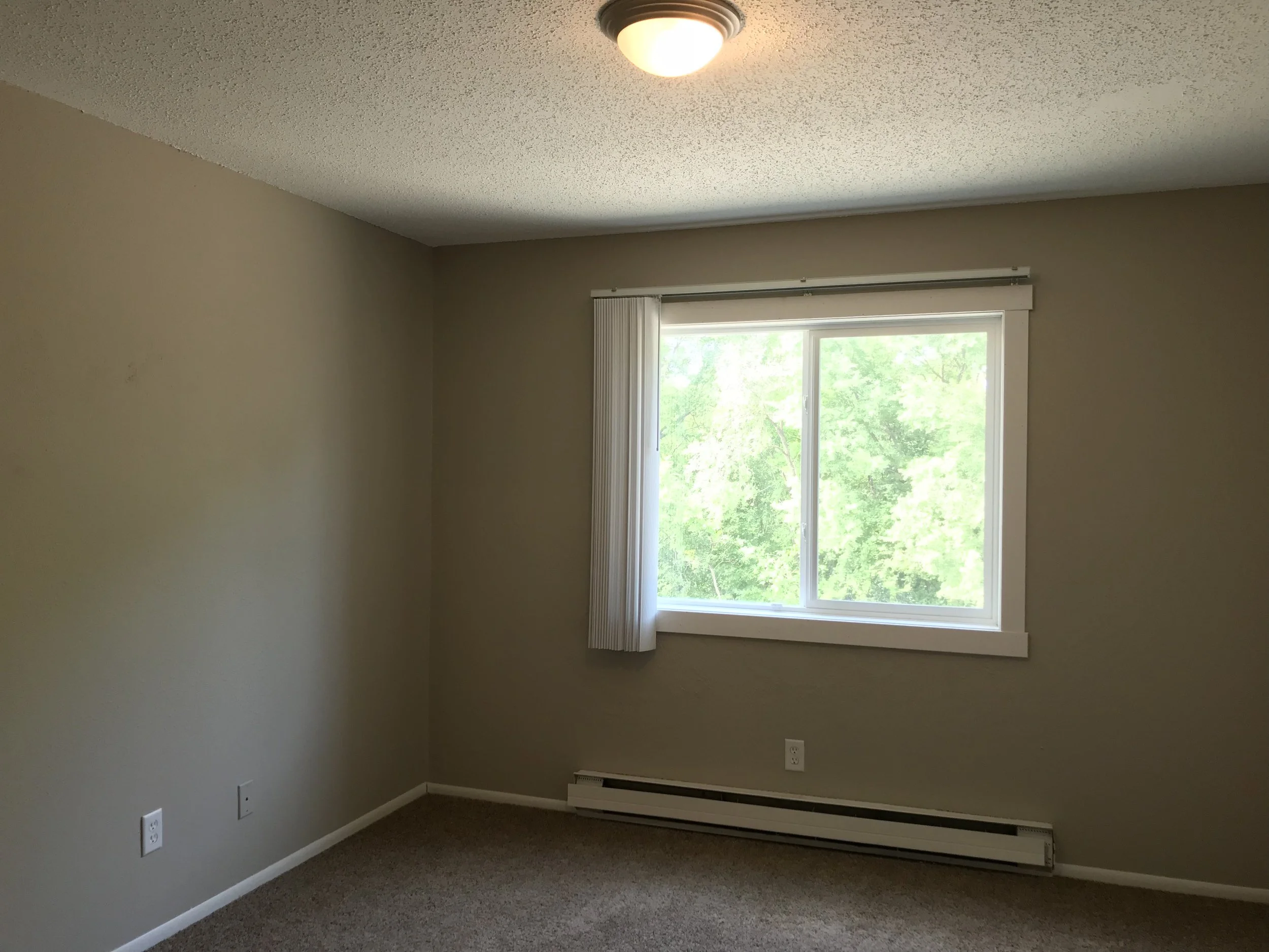 Large bedrooms accommodate beds of any size