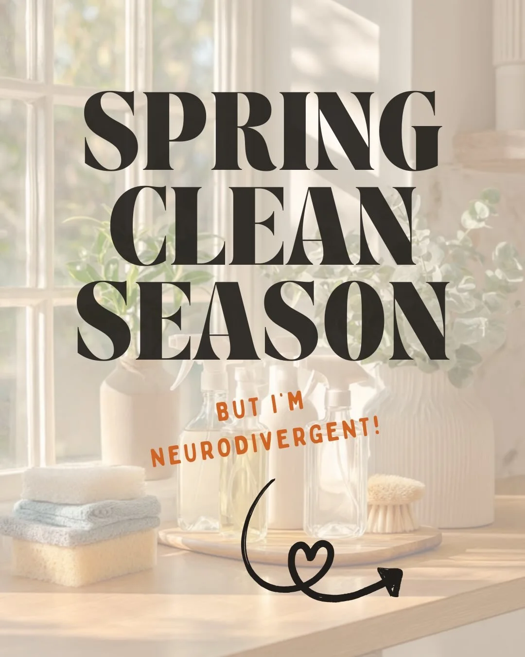 spring is hereee, sun&rsquo;s oot, light nights are creeping back 🌼 

don&rsquo;t let neurodivergence stop you from joining in with a spring reset! 

get in touch with us and let&rsquo;s tackle these home tasks together!! contact info in link in our