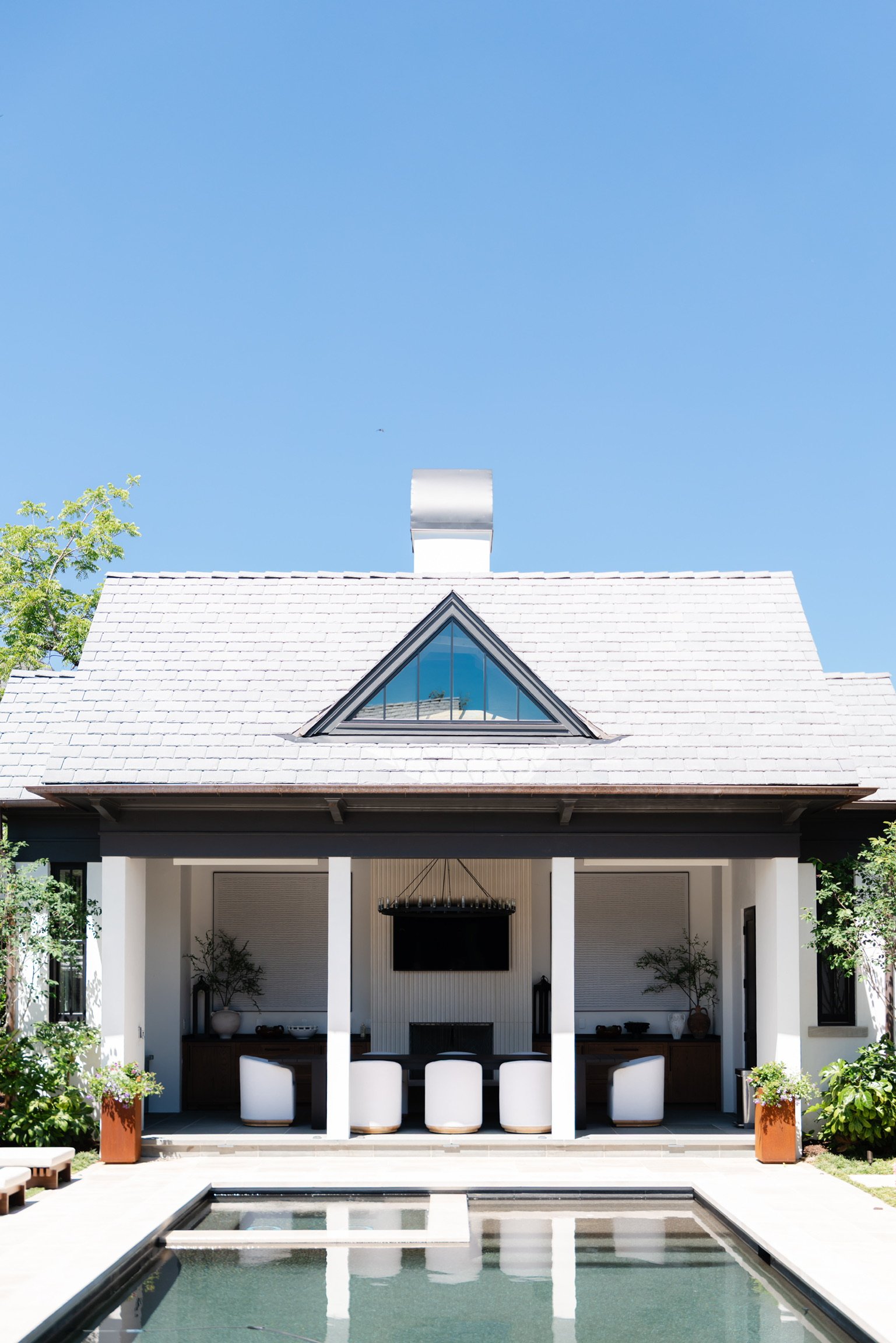 Arranged by Alexis luxury and professional home organization based in North Atlanta and beyond pool house.