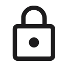 Icône de cadenas de sécurité