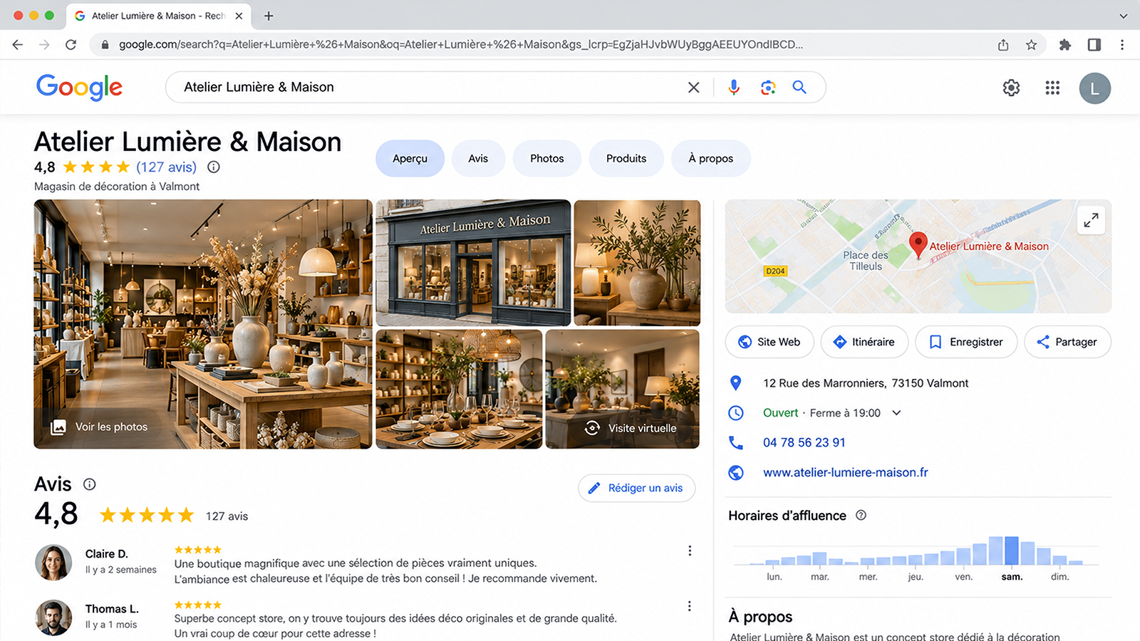 Visite virtuelle publiée sur Google Street View