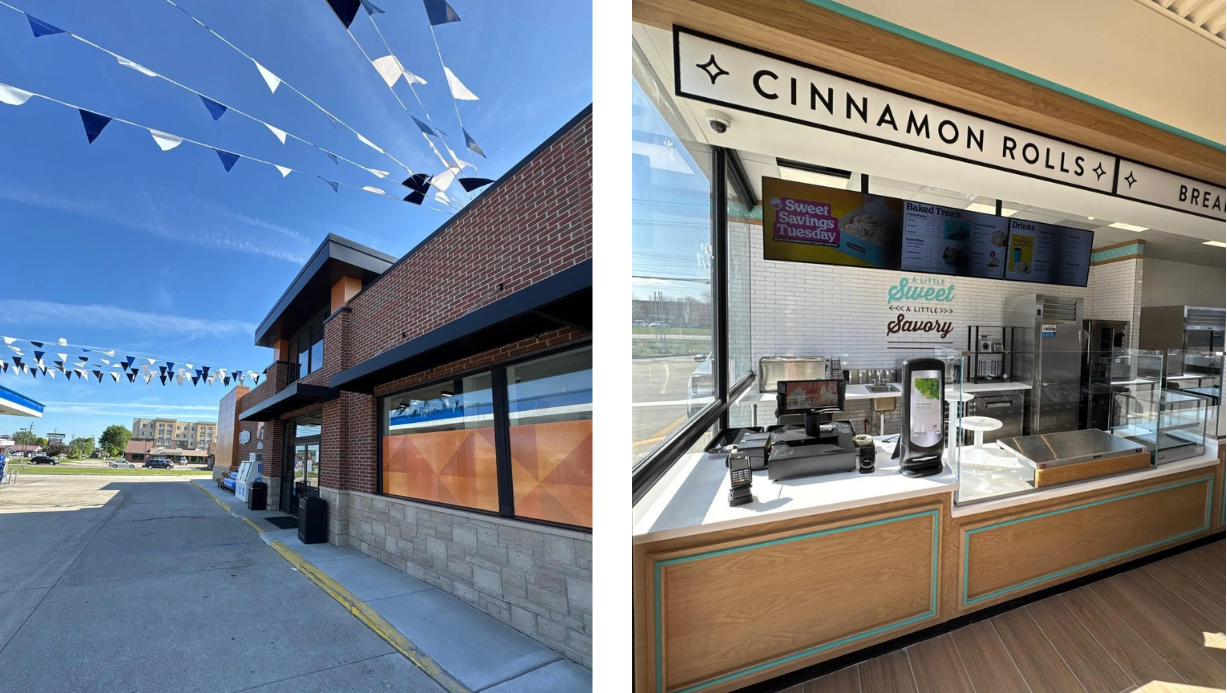 Clinton Township Gas Station and Cinnabon