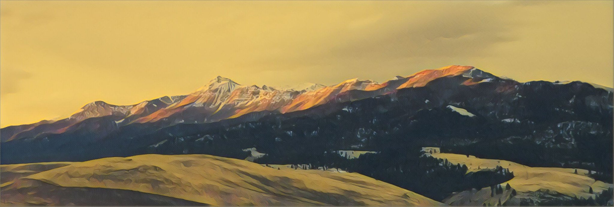 Wallowa Mountains at Sunrise