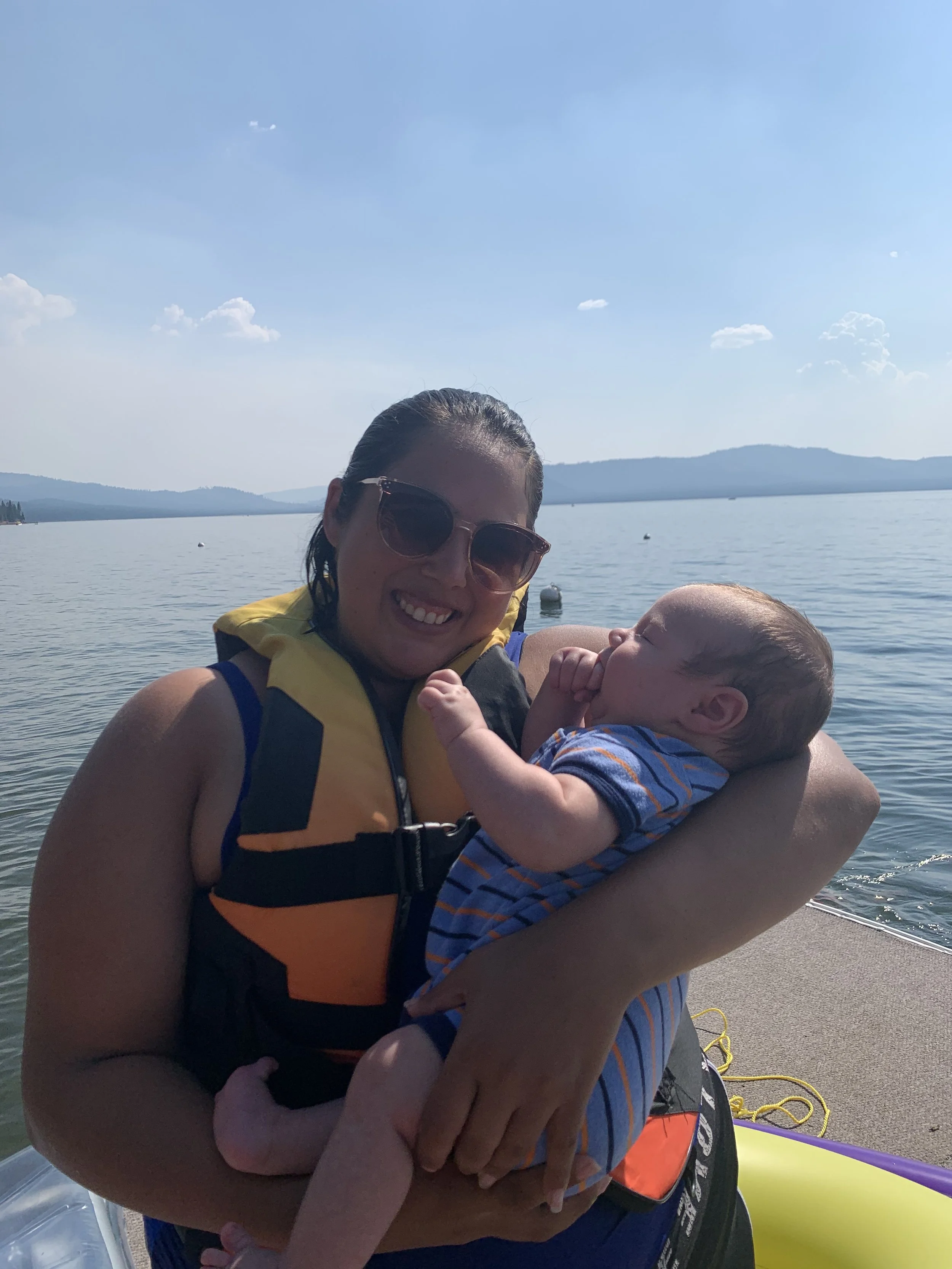 Ethan was only a month old when he first visited Lake Almanor