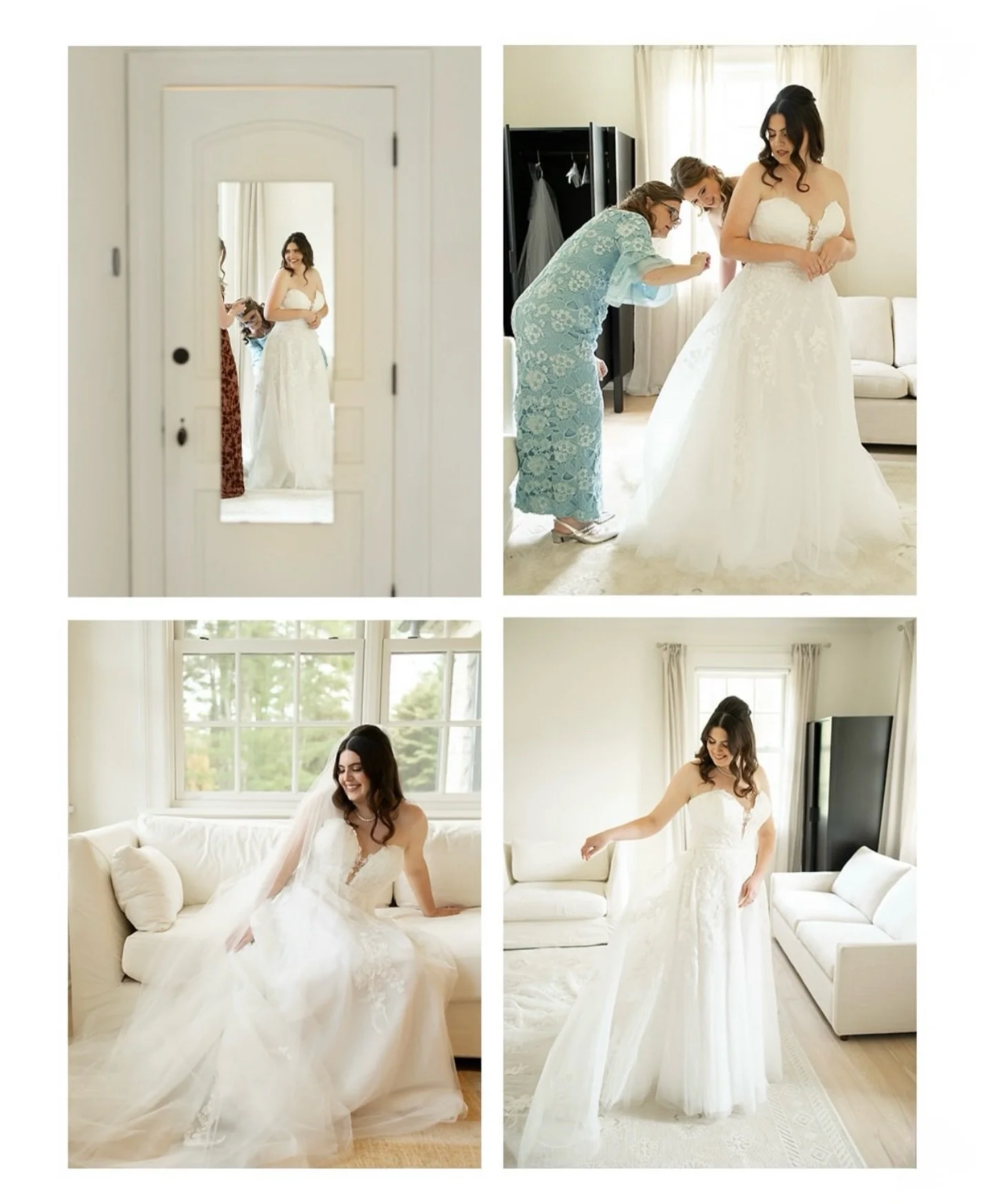 This morning. This bride. This feeling. 🤍
Natural, romantic and completely herself &mdash; everything a wedding morning should be. We loved every moment of being part of her day.

Photography @hillarycphoto 
Venue @lundyfarm
Hair @jewelssimkodesign 