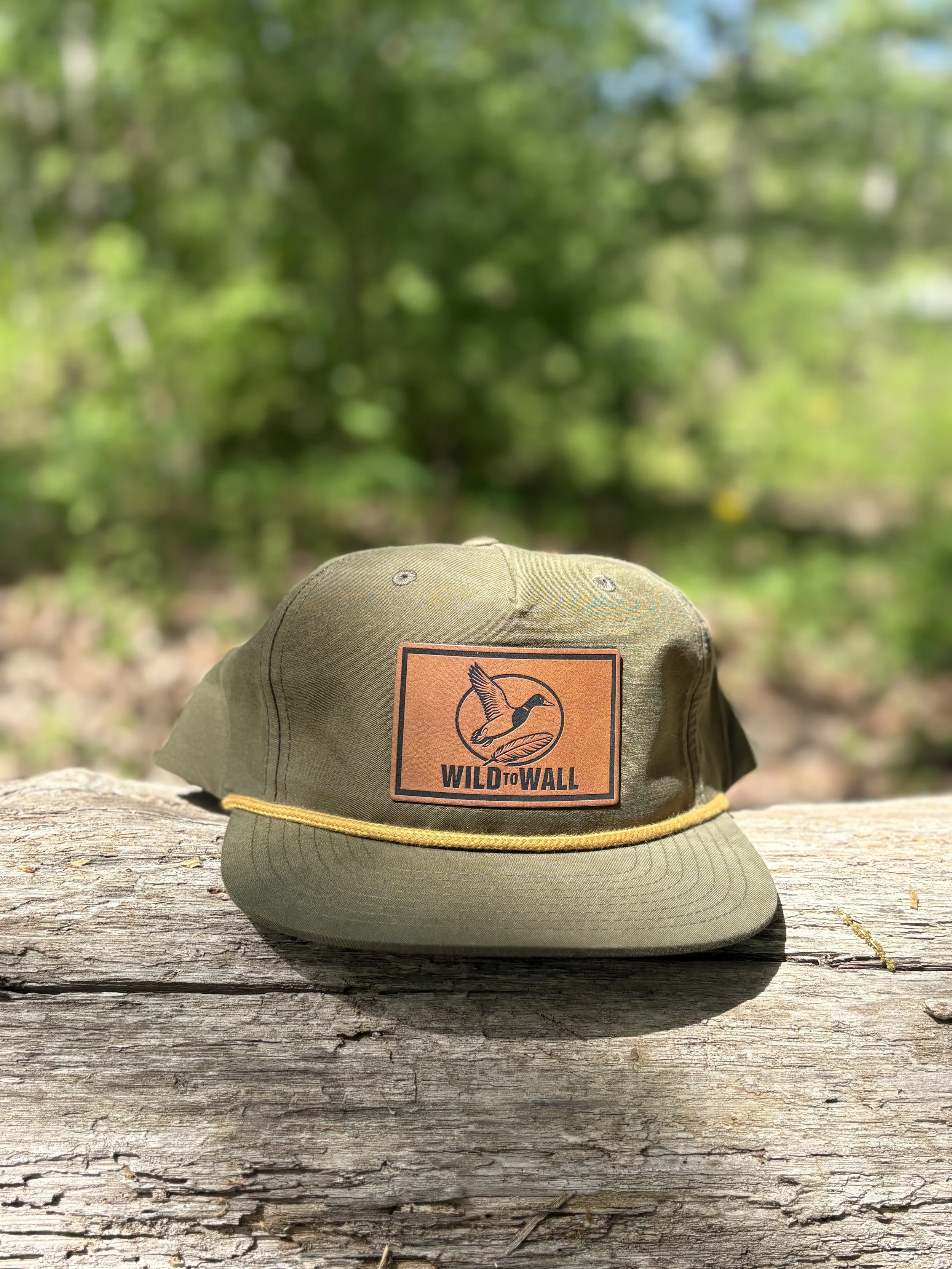 Wild To Wall Rope Hat- Green/Yellow