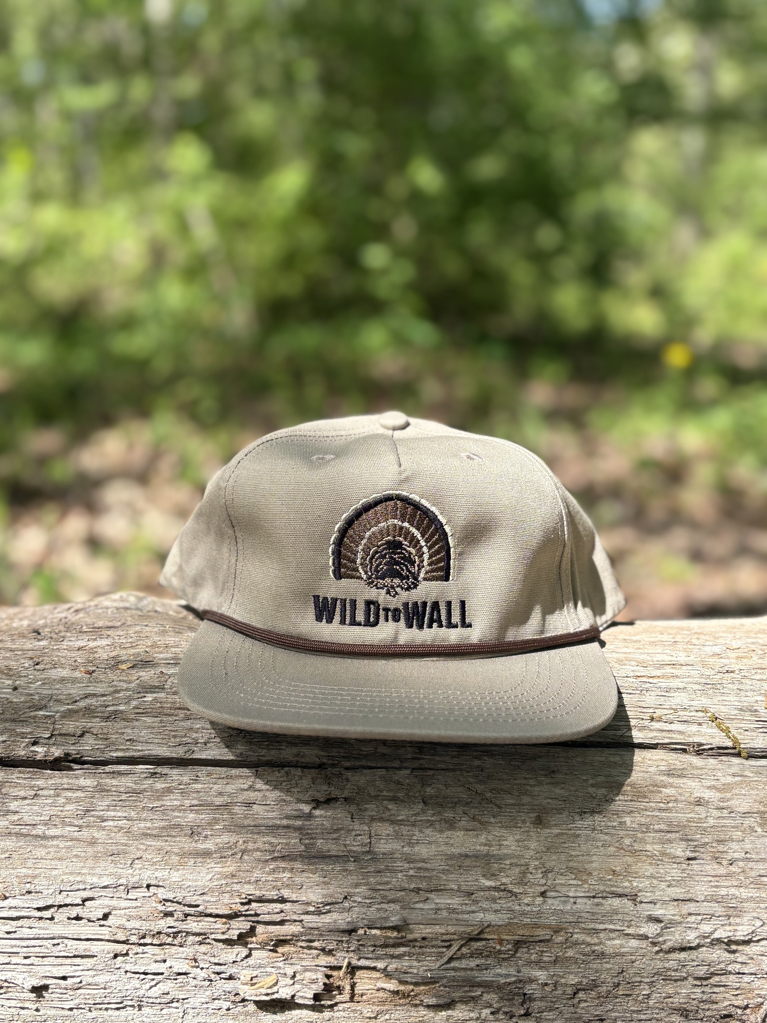 WILD TO WALL TURKEY ROPE HAT - CREAM