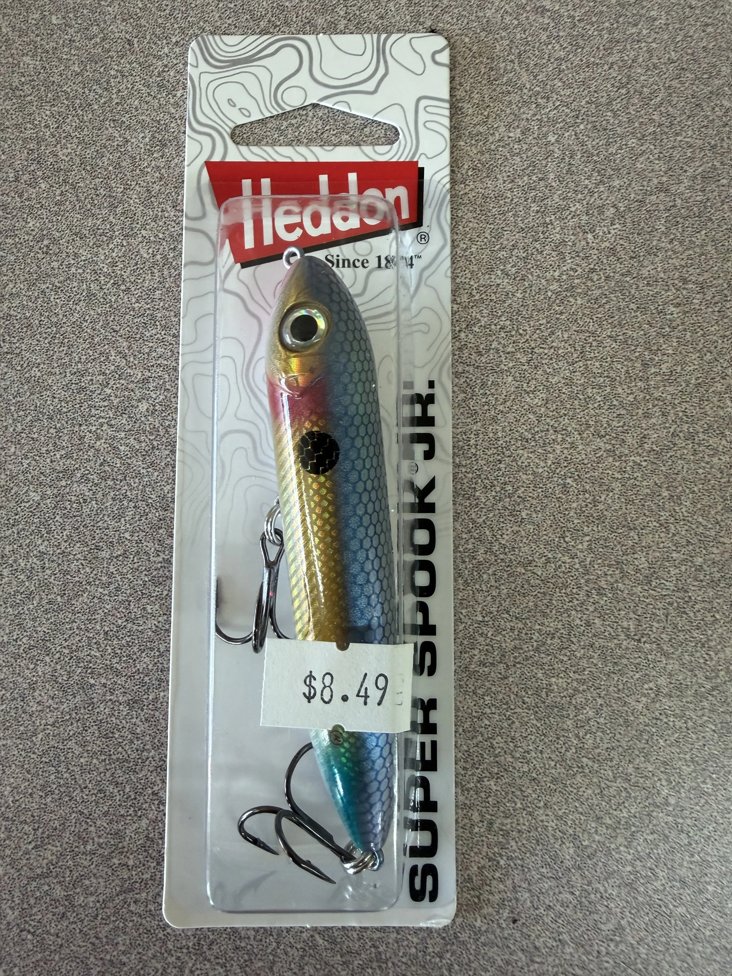 HEDDON SUPPER SPOOK JR WOUNDED SHAD