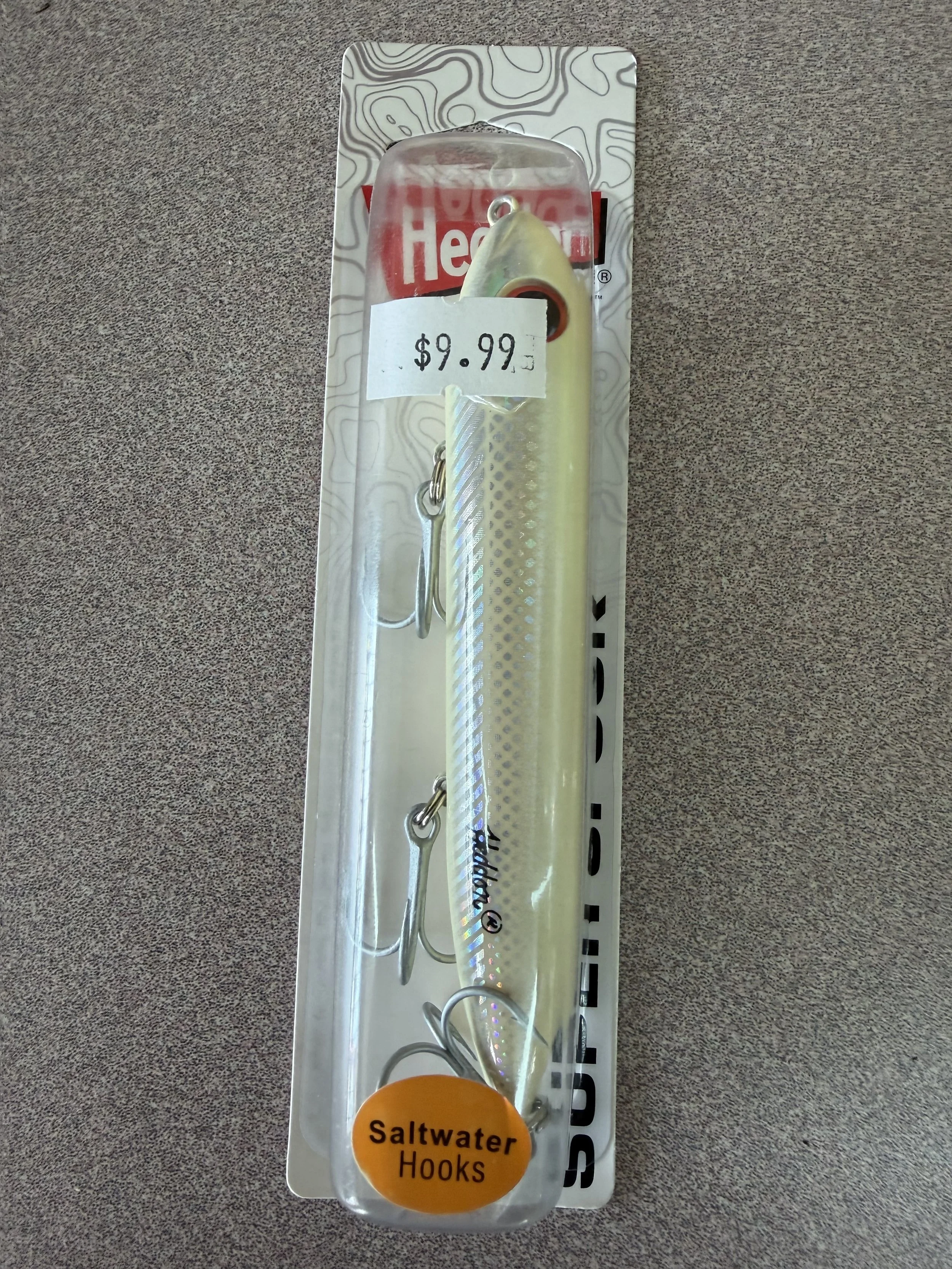 HEDDON SUPER SPOOK BONE SILVER