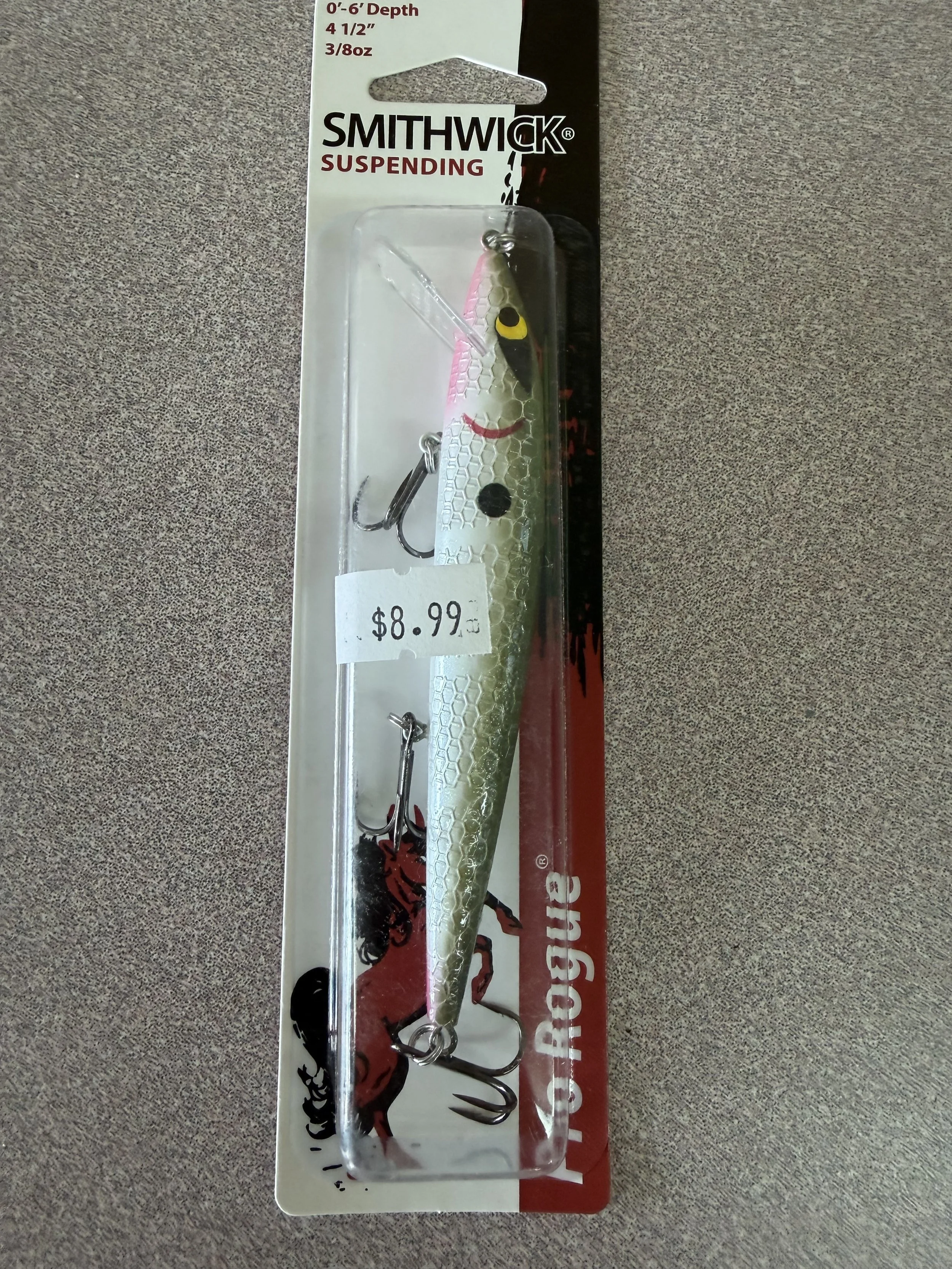 Smithwick Suspending Rattlin Rogue Avocado Shad