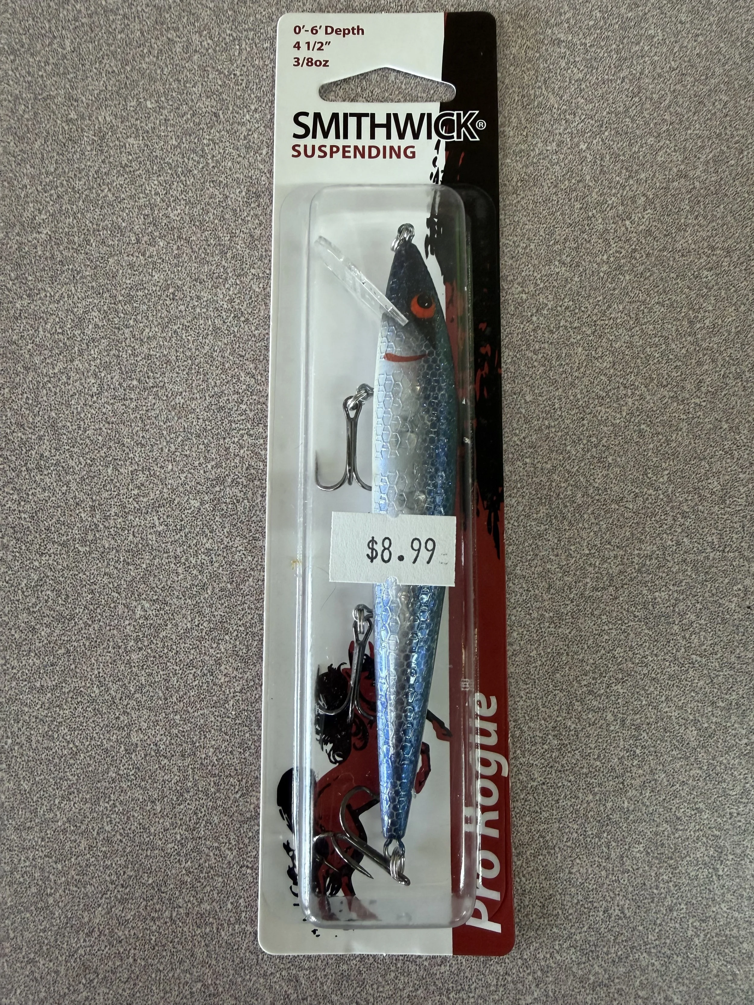 Smithwick Suspending Super Rogue BLUE BK HERRING