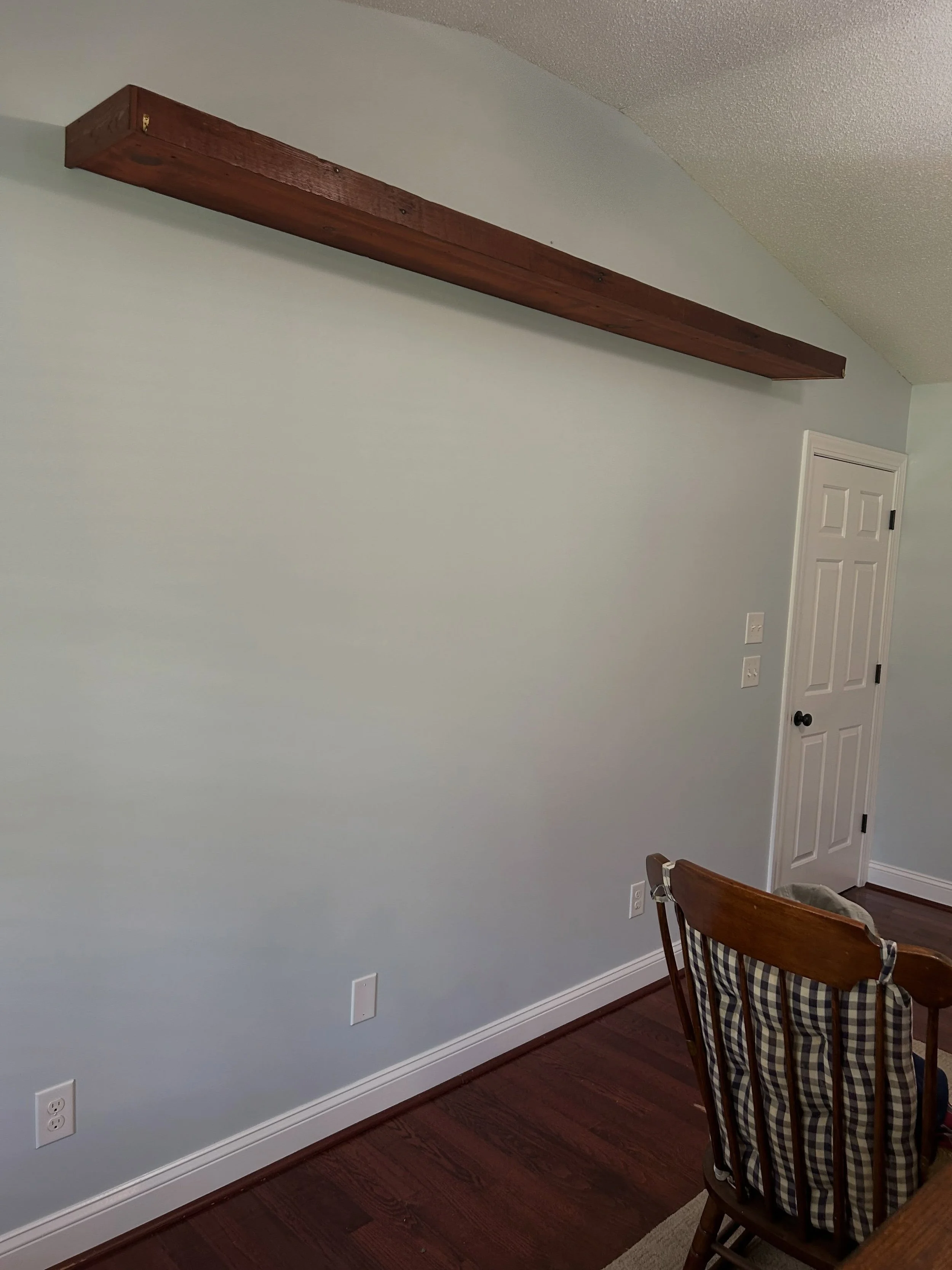 Winters breath paint and some fresh trim paint to brighten things up! Message for free estimate!
