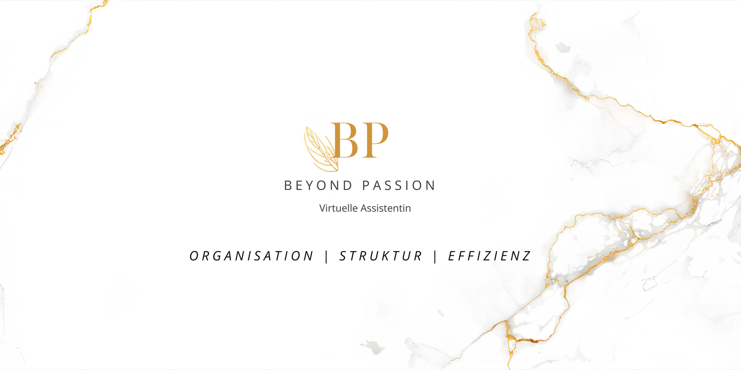 Beyond Passion – Virtuelle Assistenz