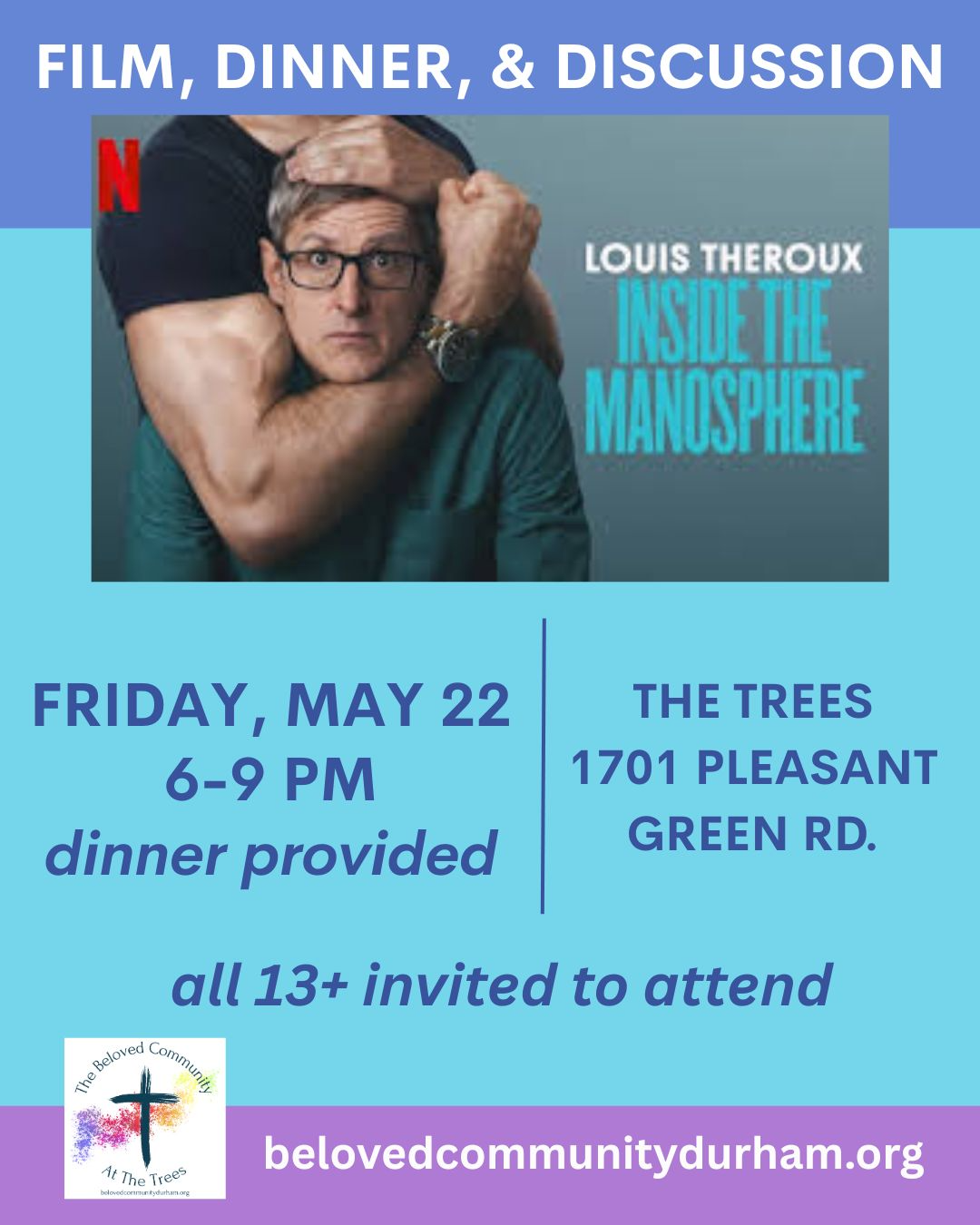 "Inside the Manosphere" Documentary, Dinner, Discussion