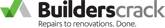 Builders Crack logo with the tagline 'Repairs to renovations. Done.'