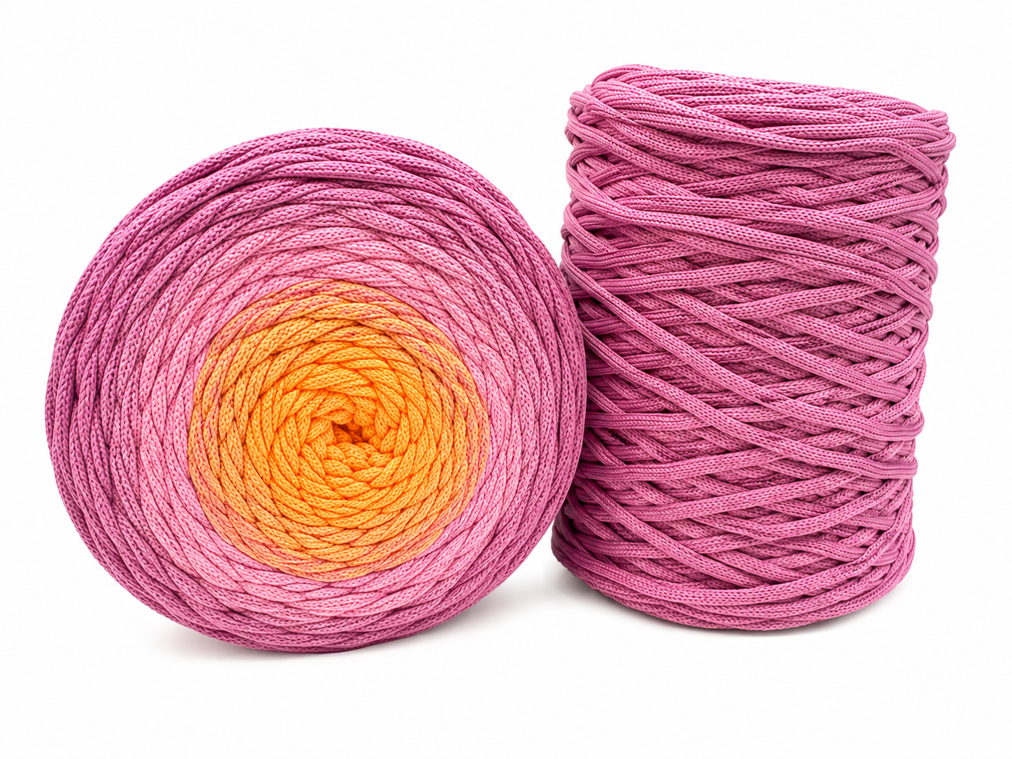 Polyester Ombre Cord 5mm - Amber Bloom