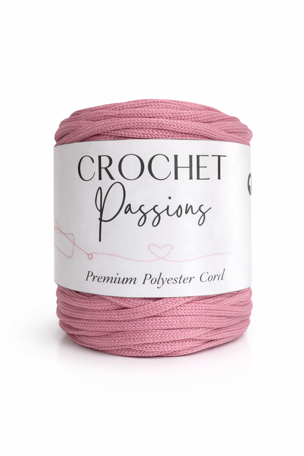 Flat Polyester Cord 5mm -  Candy