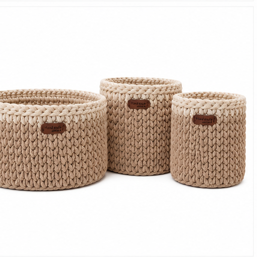 Ivory Nest - Storage Basket (set of three)