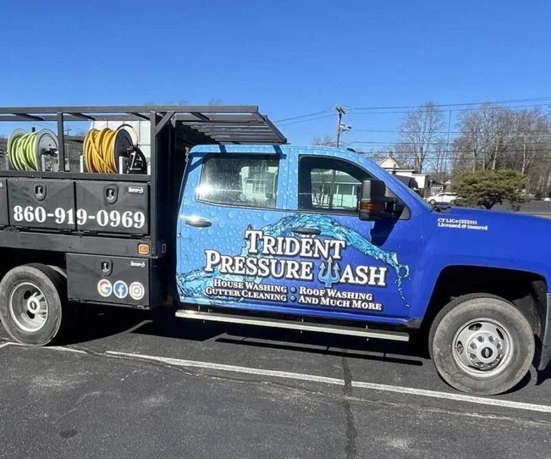 Trident Pressure Wash Blue Truck