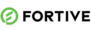 Fortive logo with a green circular emblem and the word 'Fortive' in black.