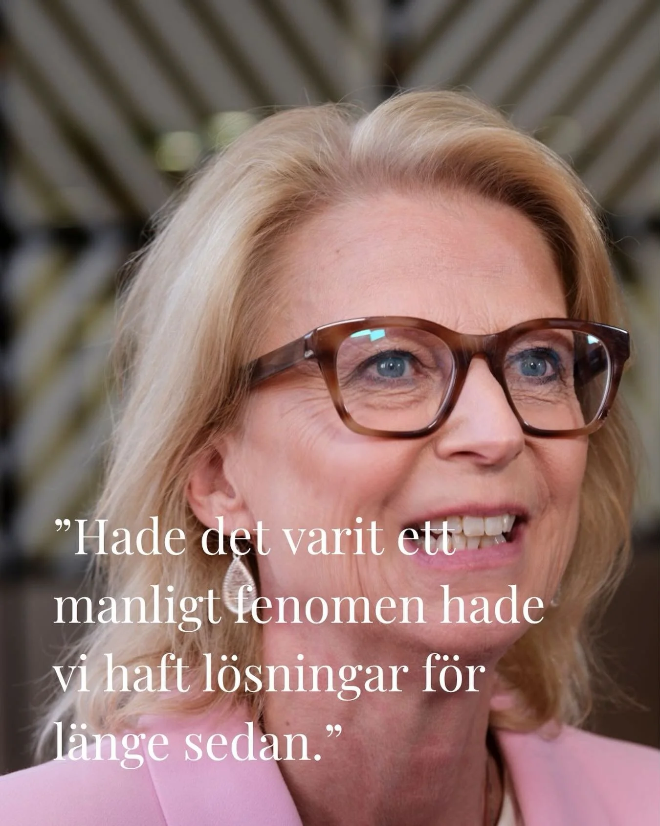 Tack @elisabethsvantesson @moderaterna f&ouml;r att du delat dina personliga erfarenheter kring klimakteriet s&aring; gener&ouml;st (citat fr&aring;n @mabra_com) - och f&ouml;r att du v&aring;gar s&auml;ga som det &auml;r. 

&Auml;r det inte dags att