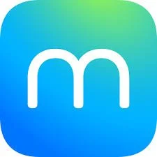 App icon with a white lowercase 'm' on a blue and green gradient background.