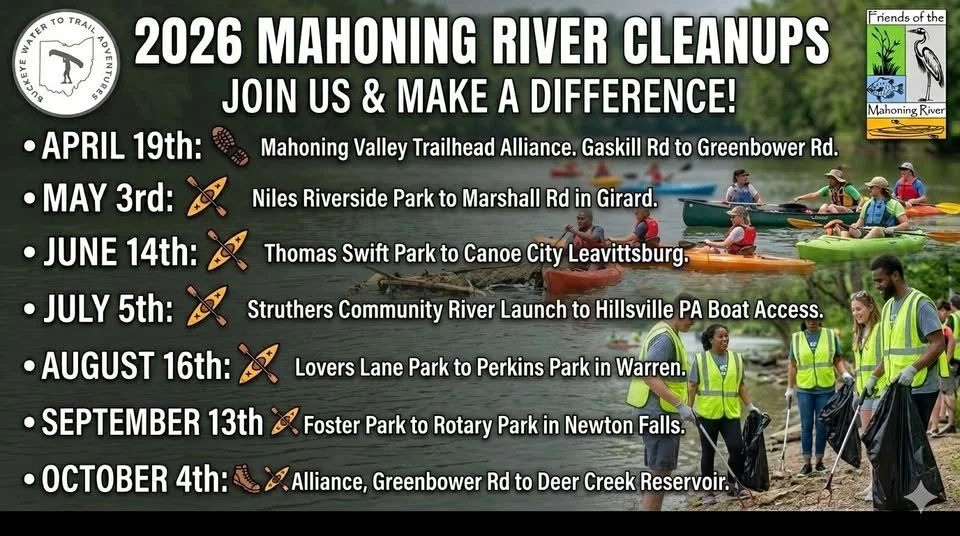 Mahoning River Clean Up Series - April 19th