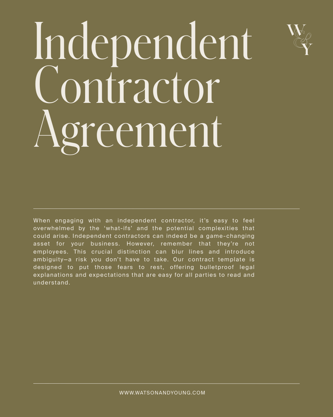 Independent Contractor Agreement