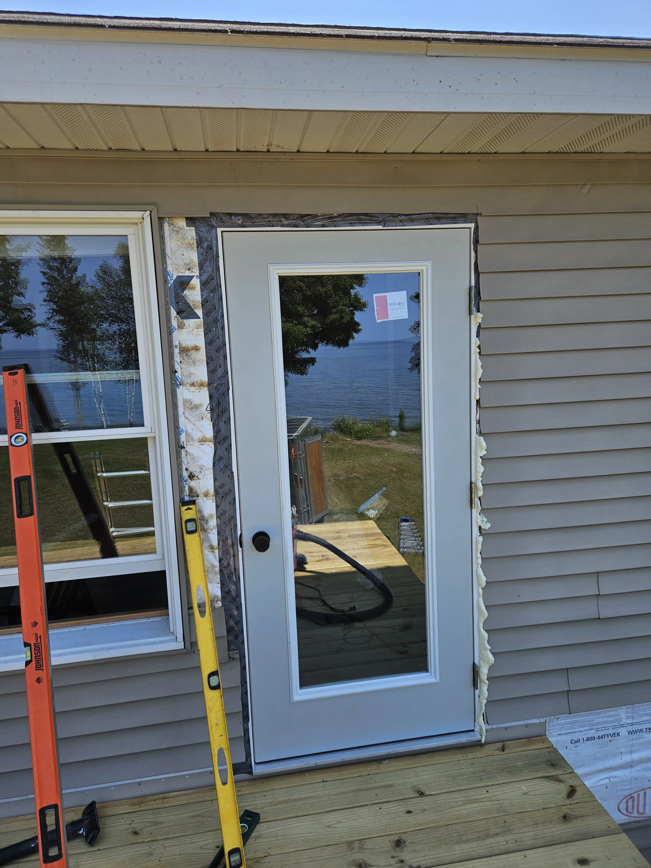 pace completed exterior door
