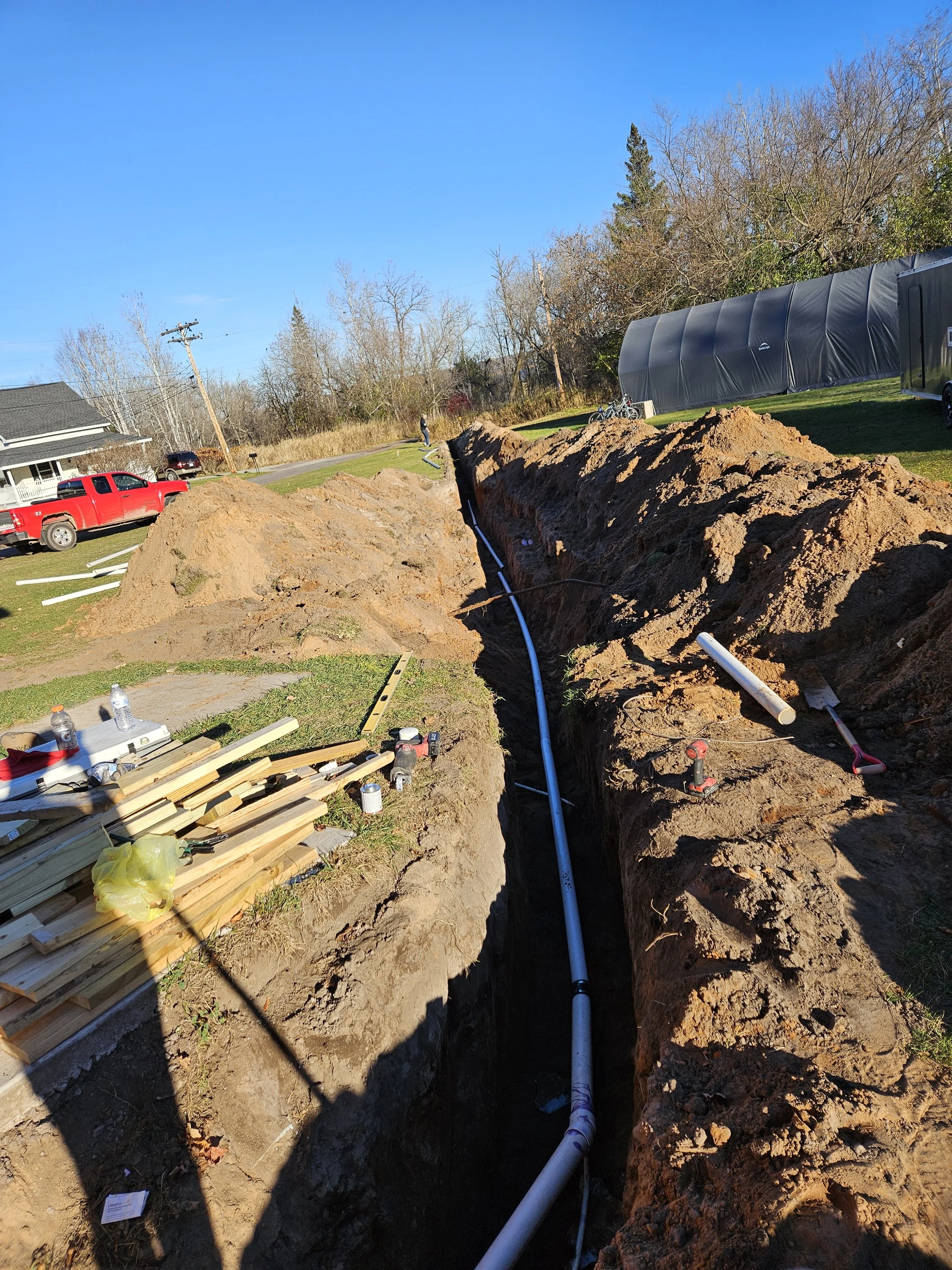 excavation services in the Upper Peninsula