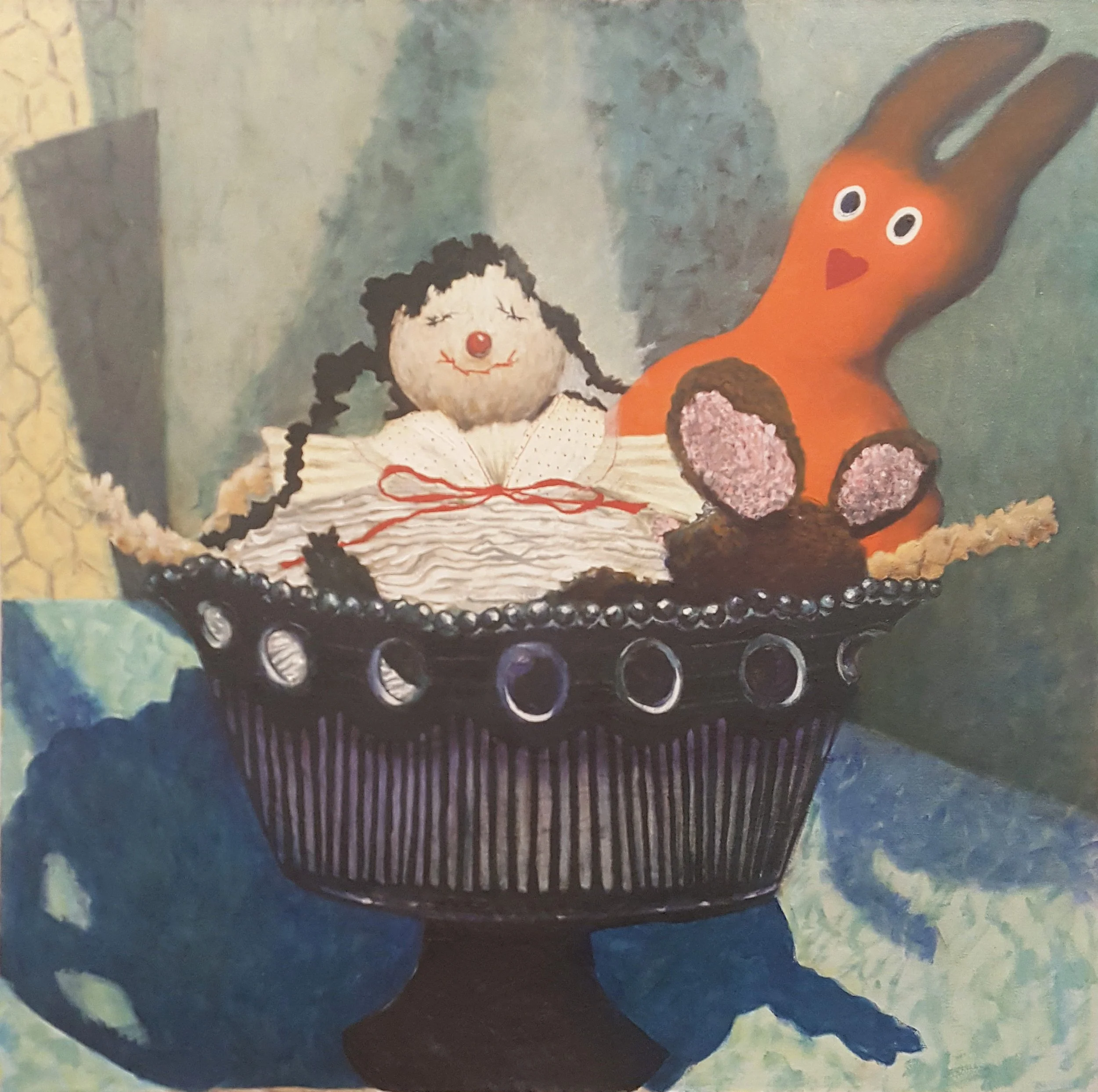 Tilt-A-Whirl, oil on canvas