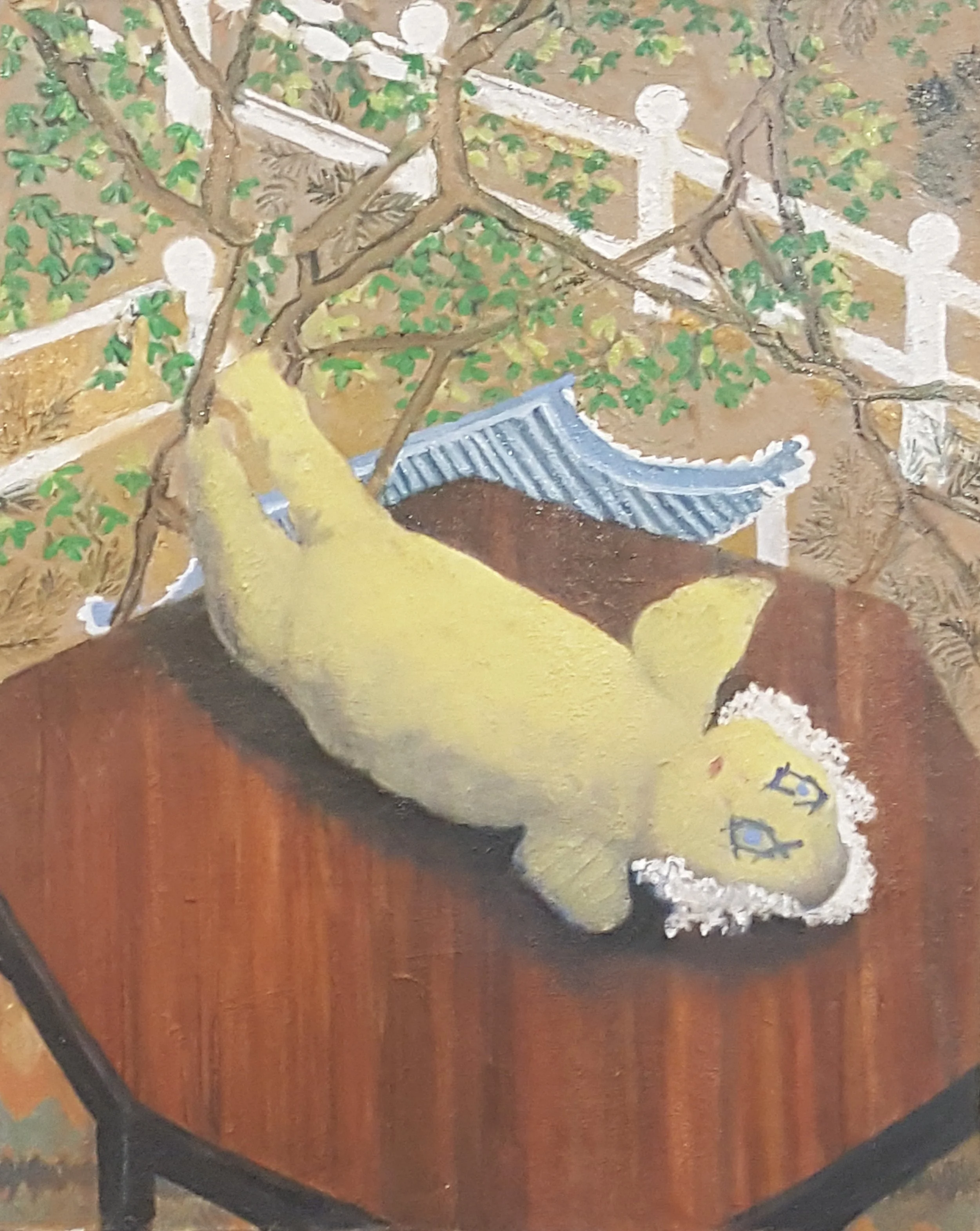 Stranded, oil on panel