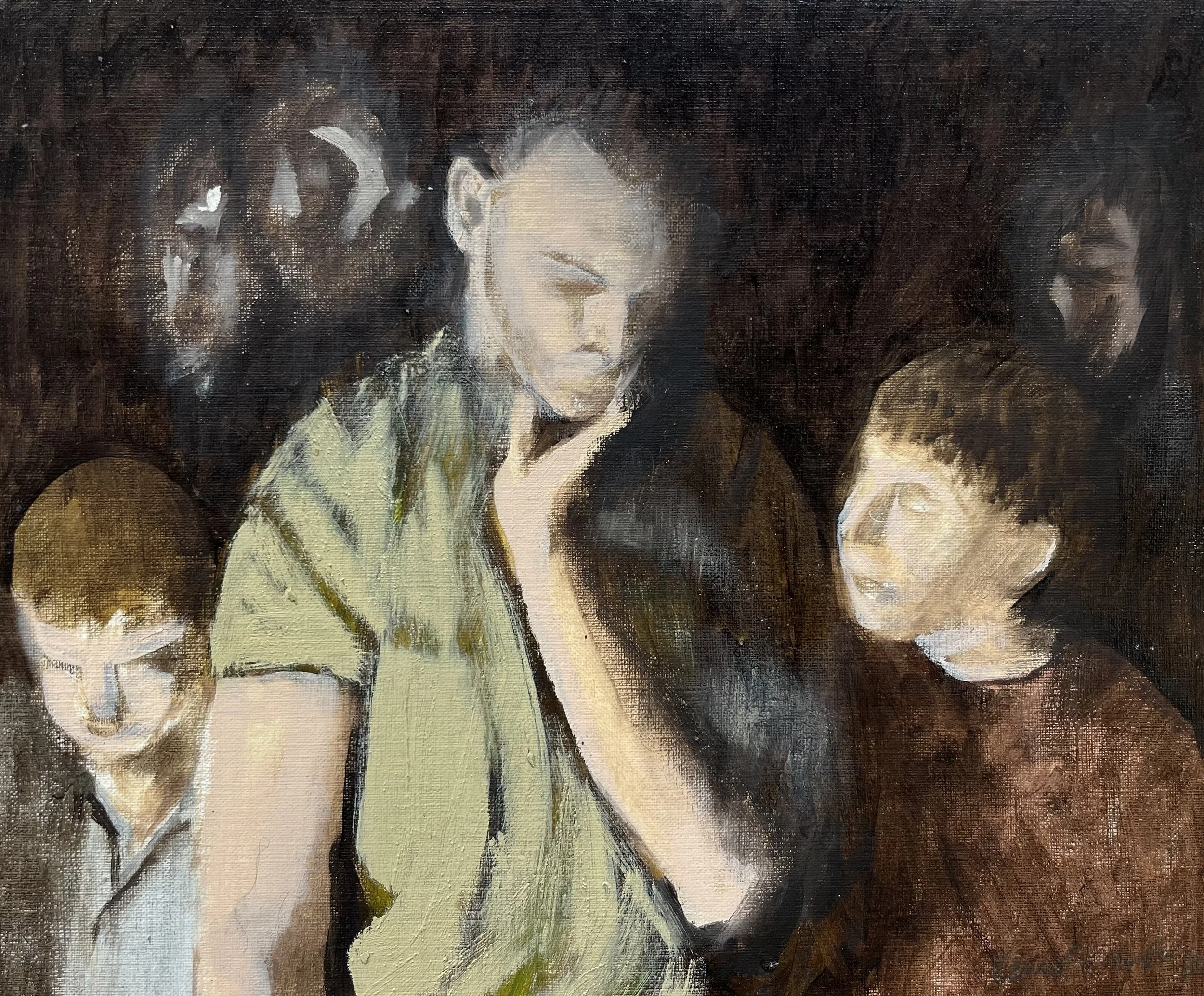 The Middle East, oil on canvas