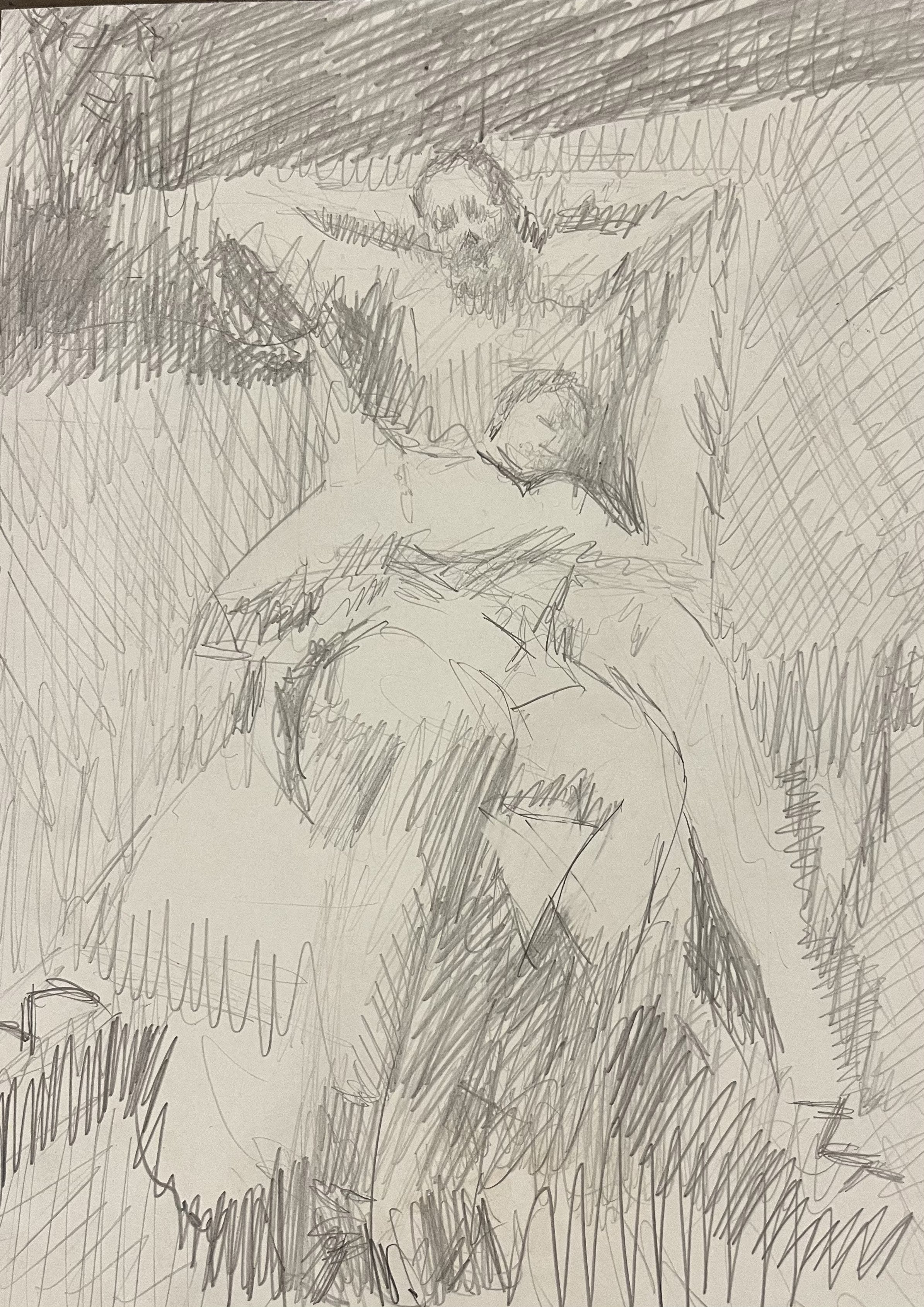 Tenth Anniversary, graphite on paper