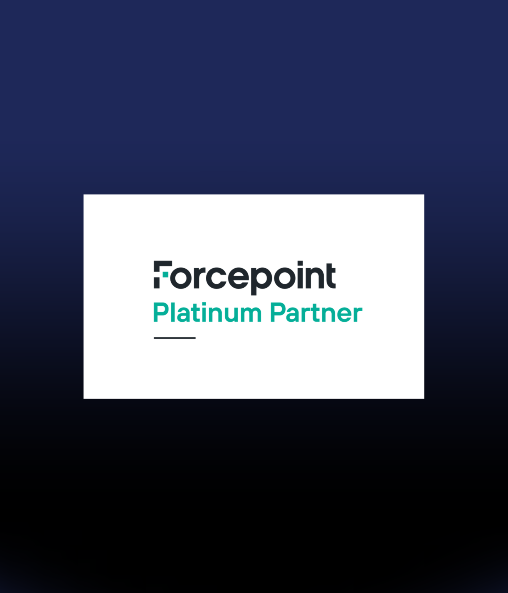 Forcepoint Platinum Partner