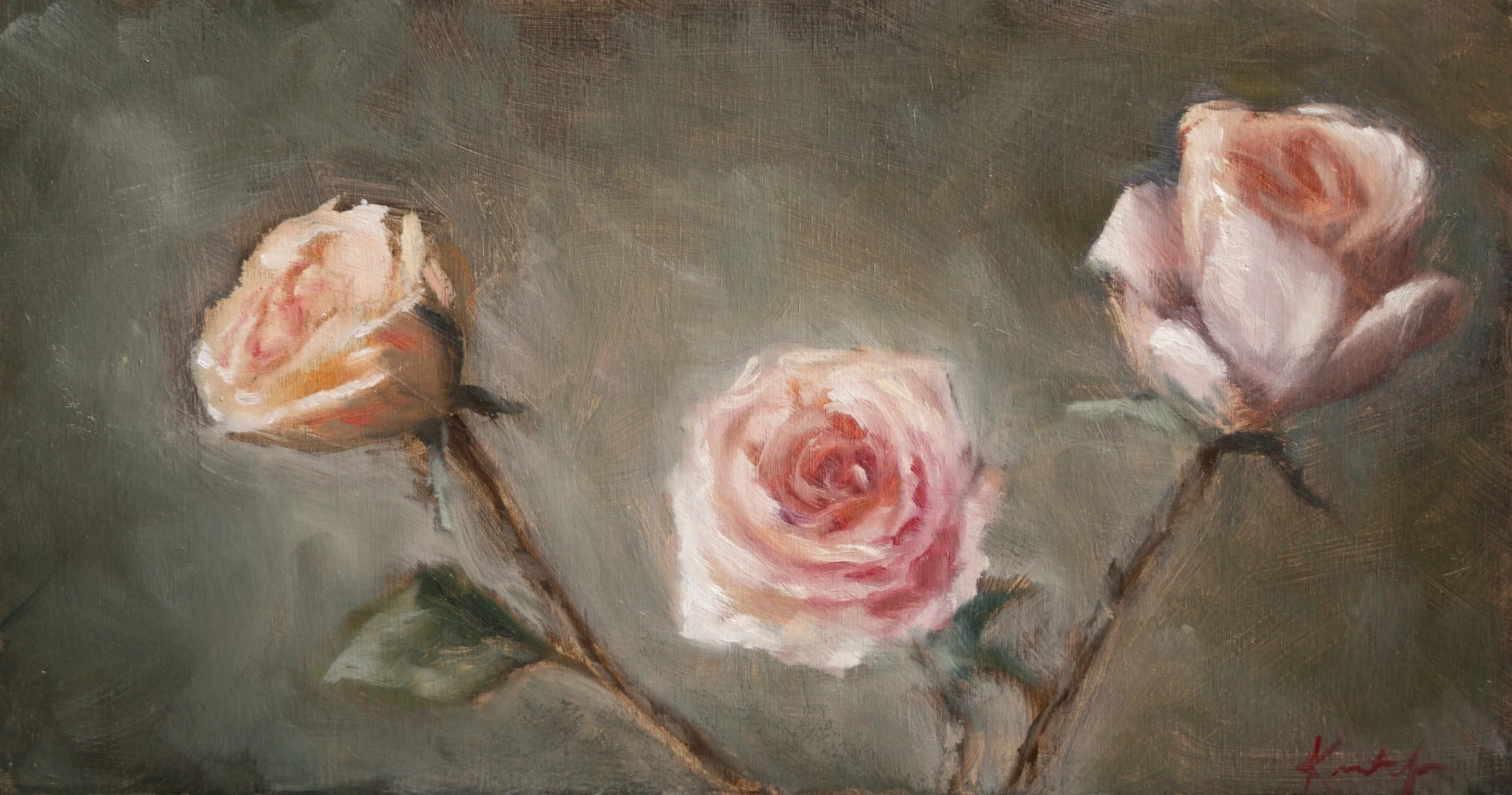 "Trio of Roses" Print