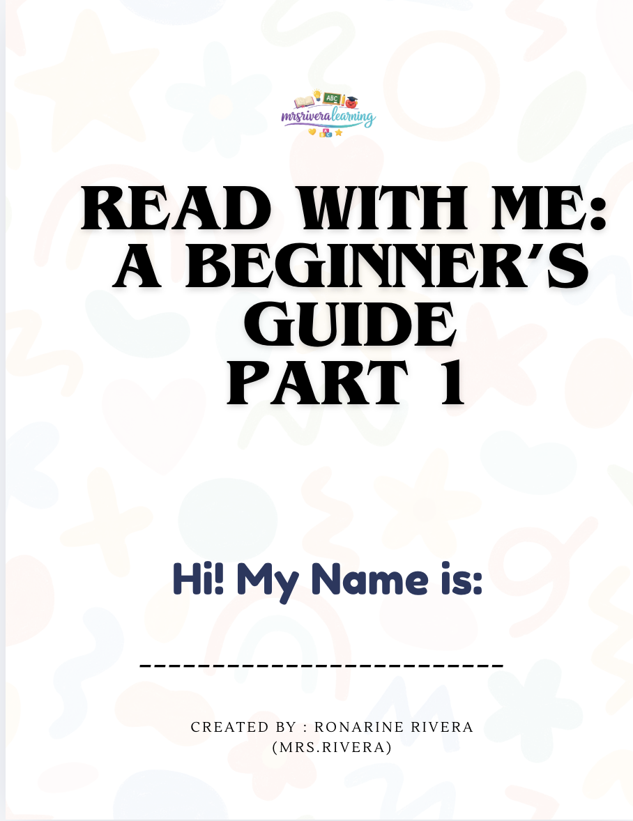 PART 1 - READ WITH ME: BEGINNER'S GUIDE