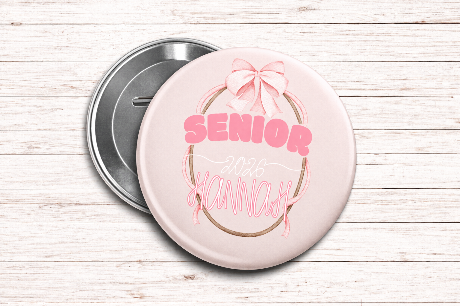 Senior Pink Writing
