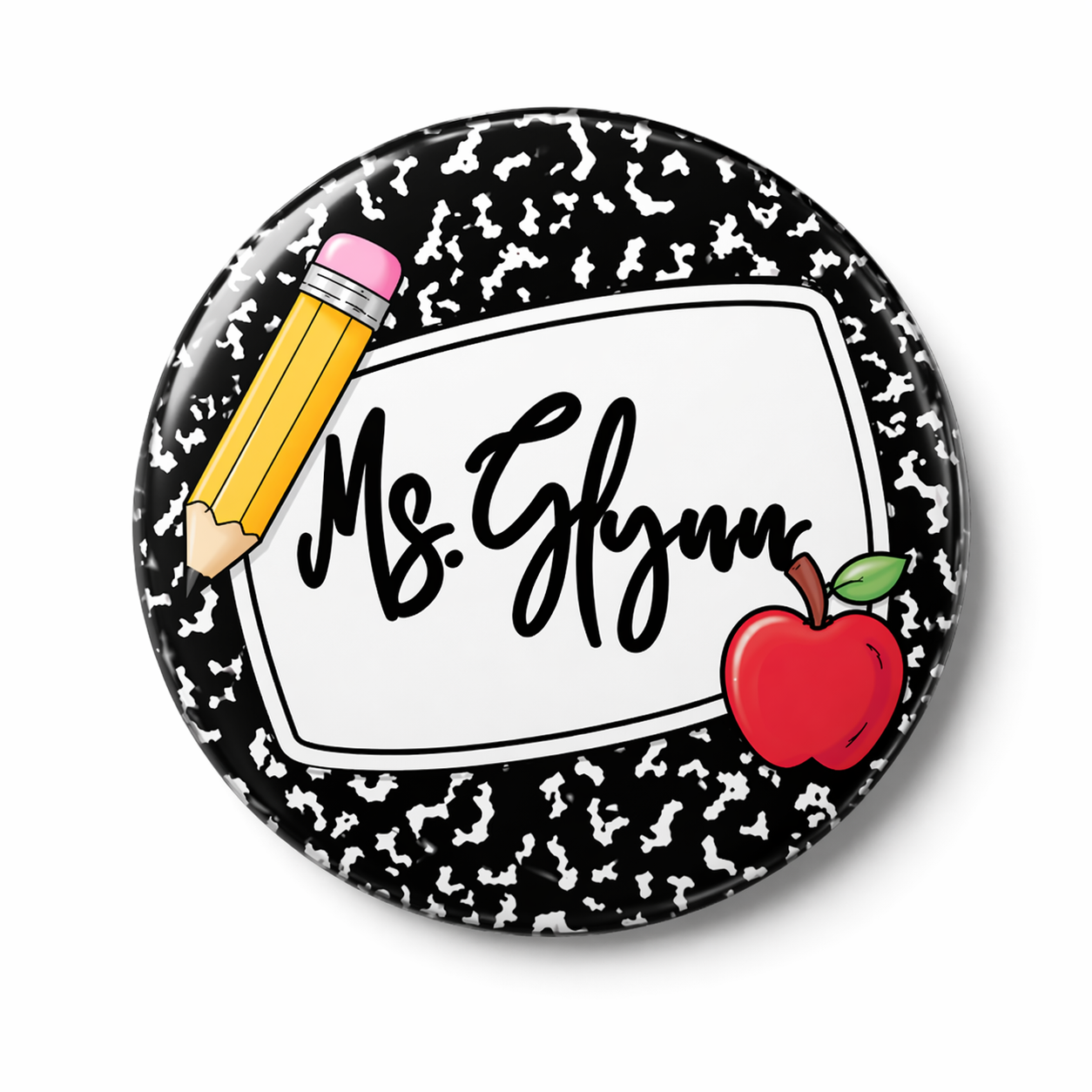 Personalized Teacher's Name Button