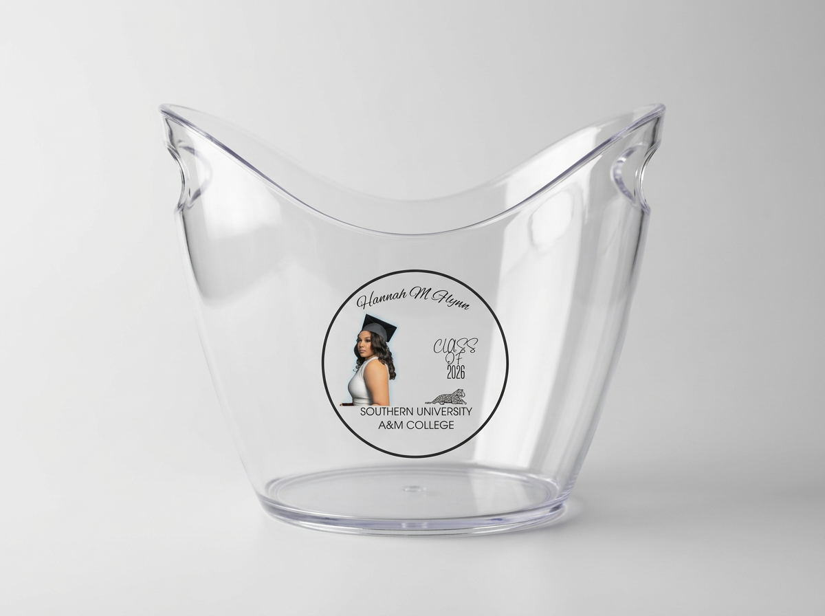 Graduation Party Bucket with Design