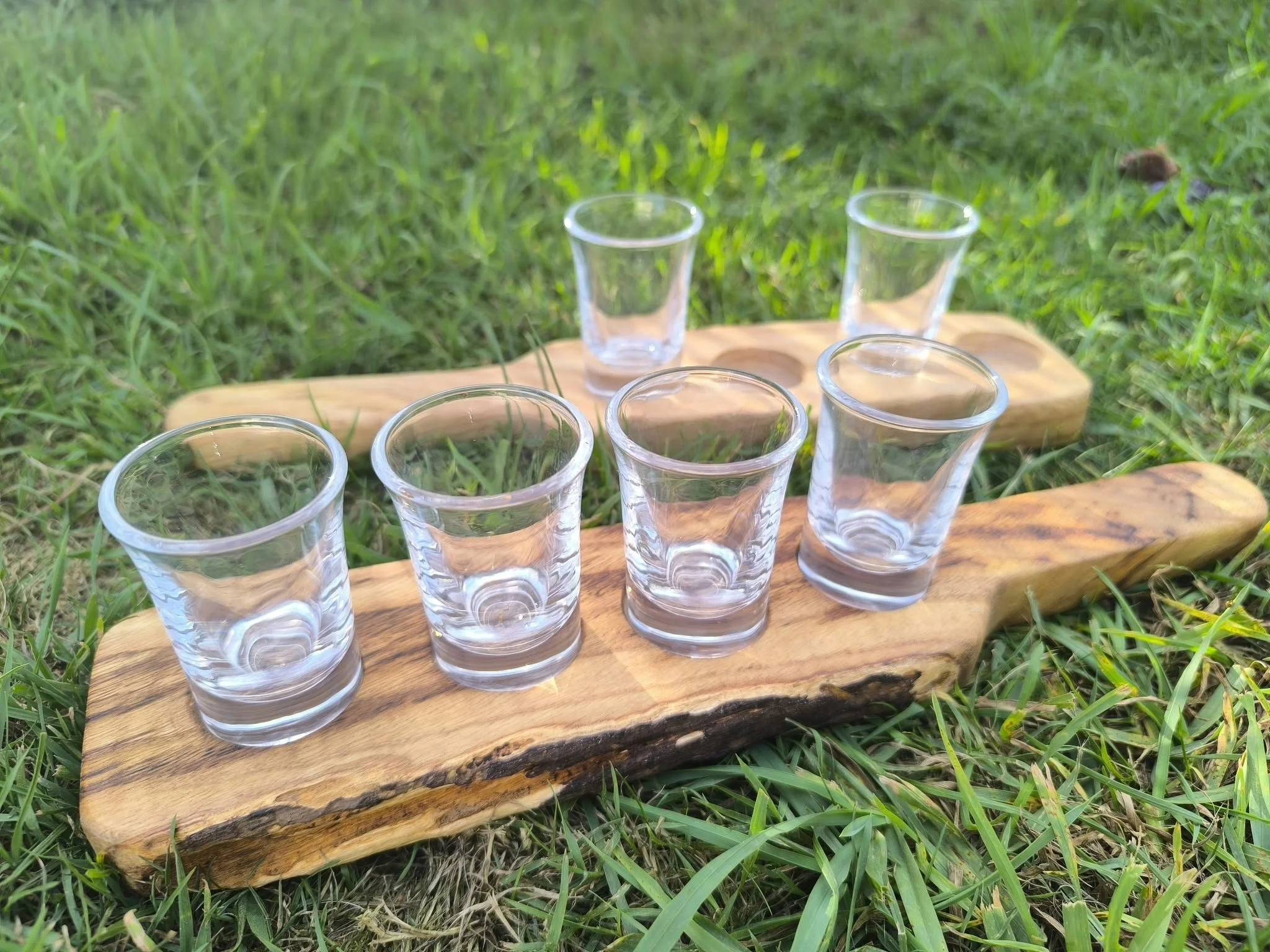 Support à shooters en bois