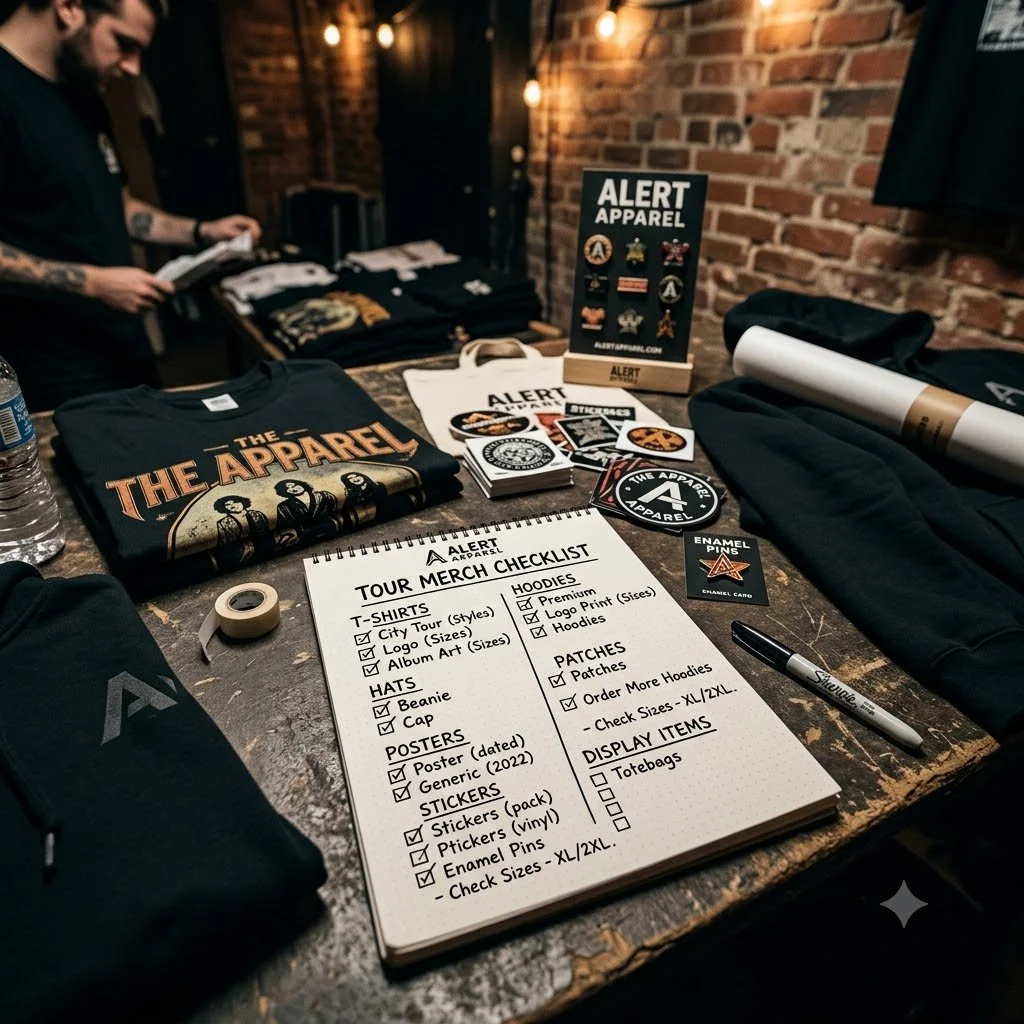 The Ultimate Tour Merch Checklist - Everything You Need Before Going on the Road