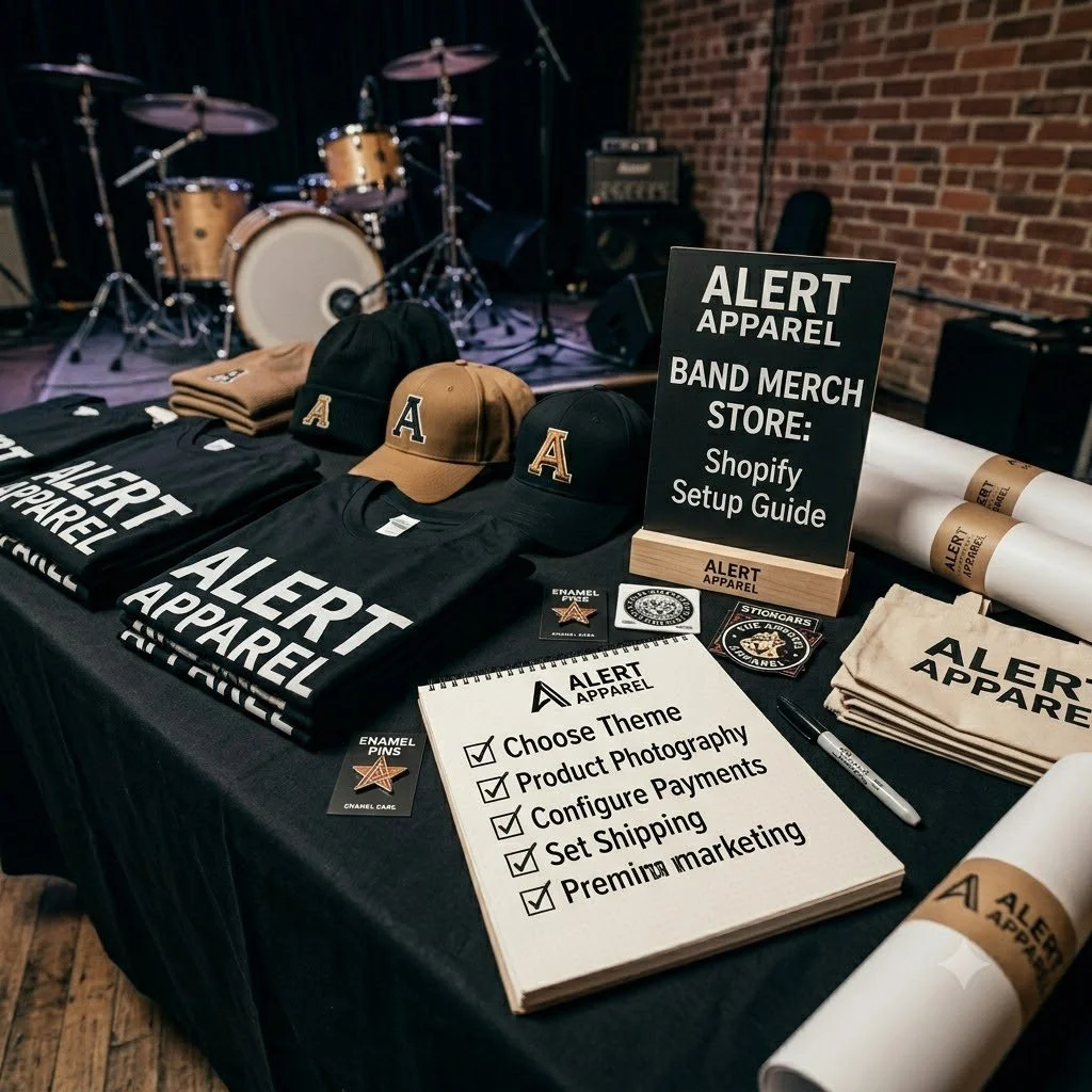 How to Set Up a Shopify Merch Store for Your Band (Step by Step)