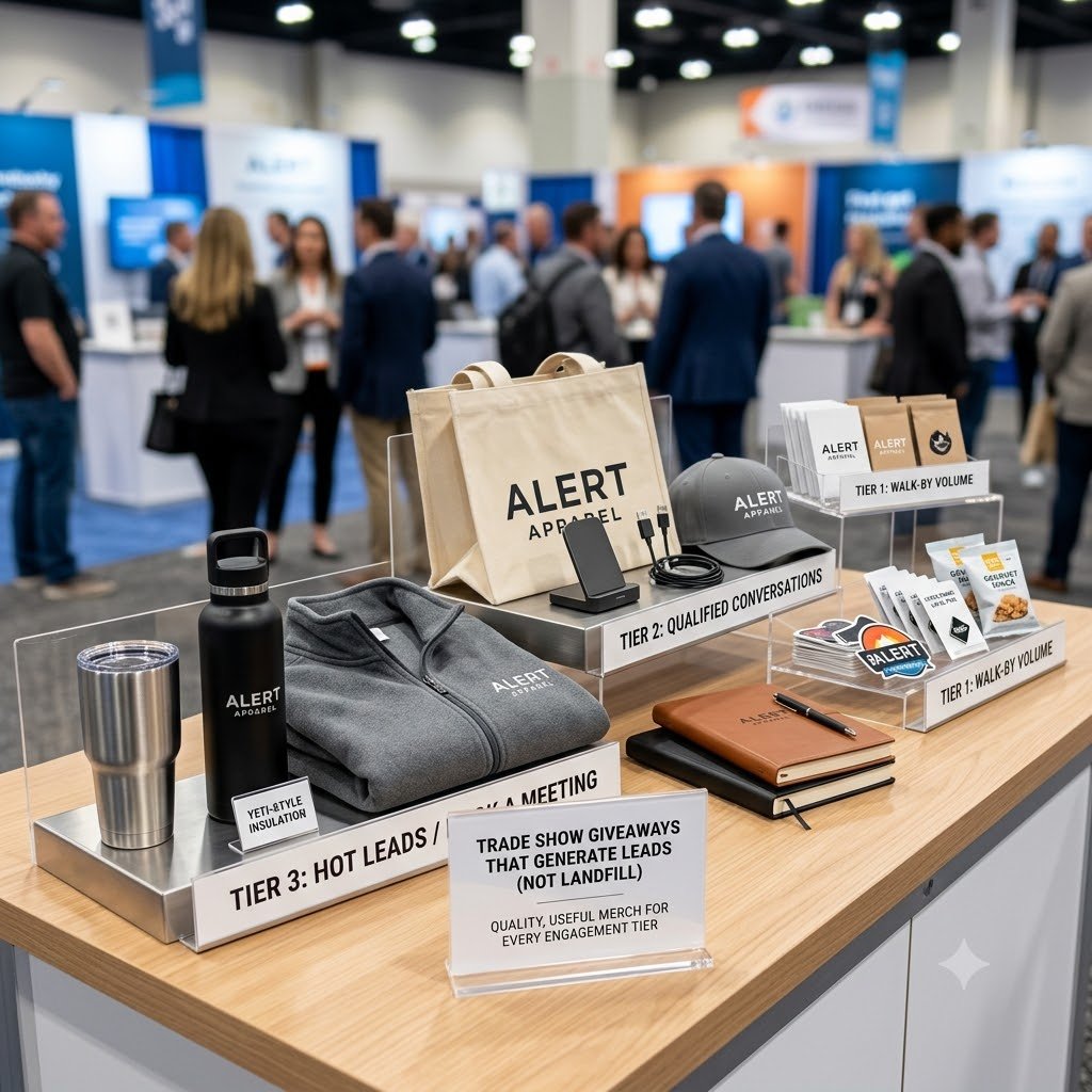 Trade Show Giveaways That Actually Generate Leads (Not Just Landfill)
